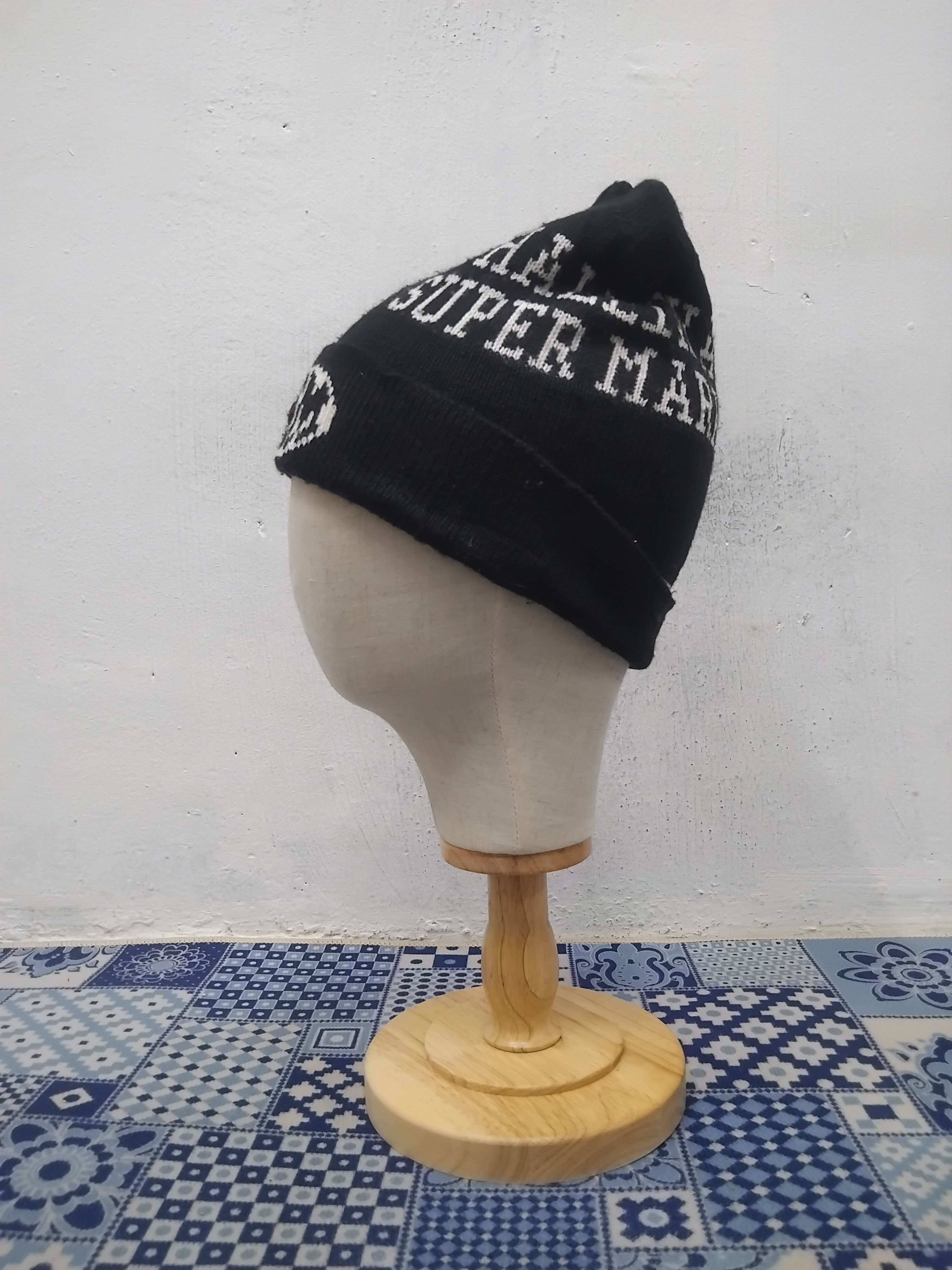Japanese Brand 💥Hsm streetwear black colour beanie hat Size ONE SIZE - 6 Thumbnail