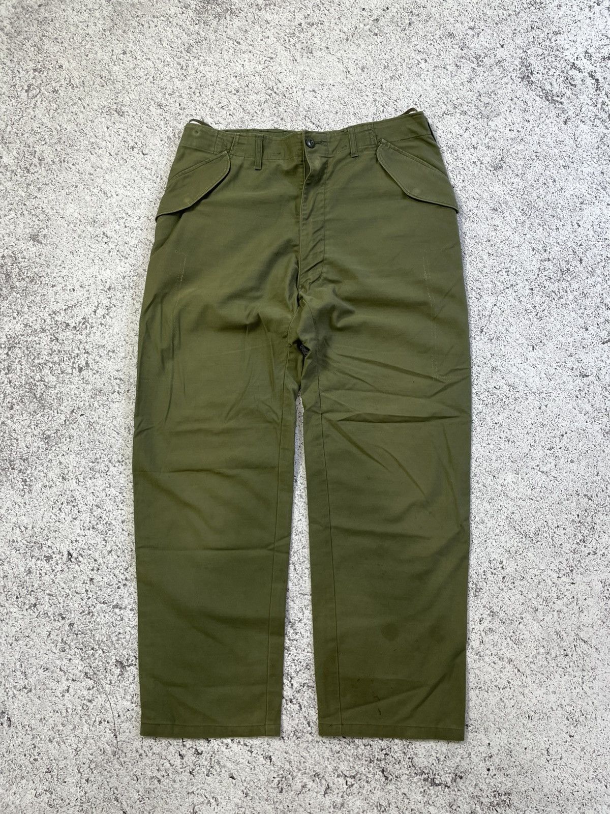 Vintage Vintage 60s US ARMY M65 Trousers Military Pants vietnam war Size US 34 / EU 50 - 1 Thumbnail