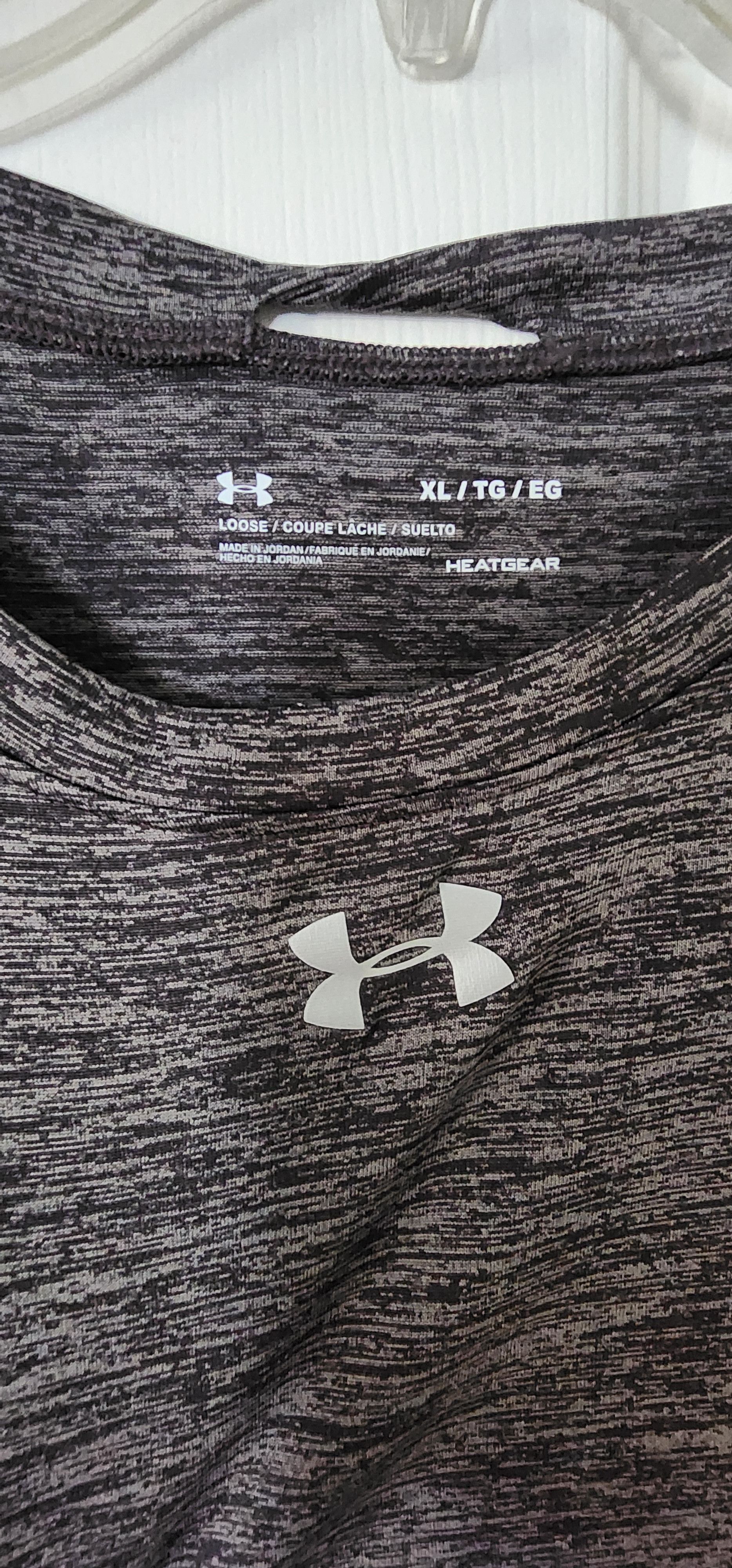 Under Armour Under Armour Uline Heatgear SS Shirt Heather Gray XL Size XL / US 12-14 / IT 48-50 - 2 Thumbnail