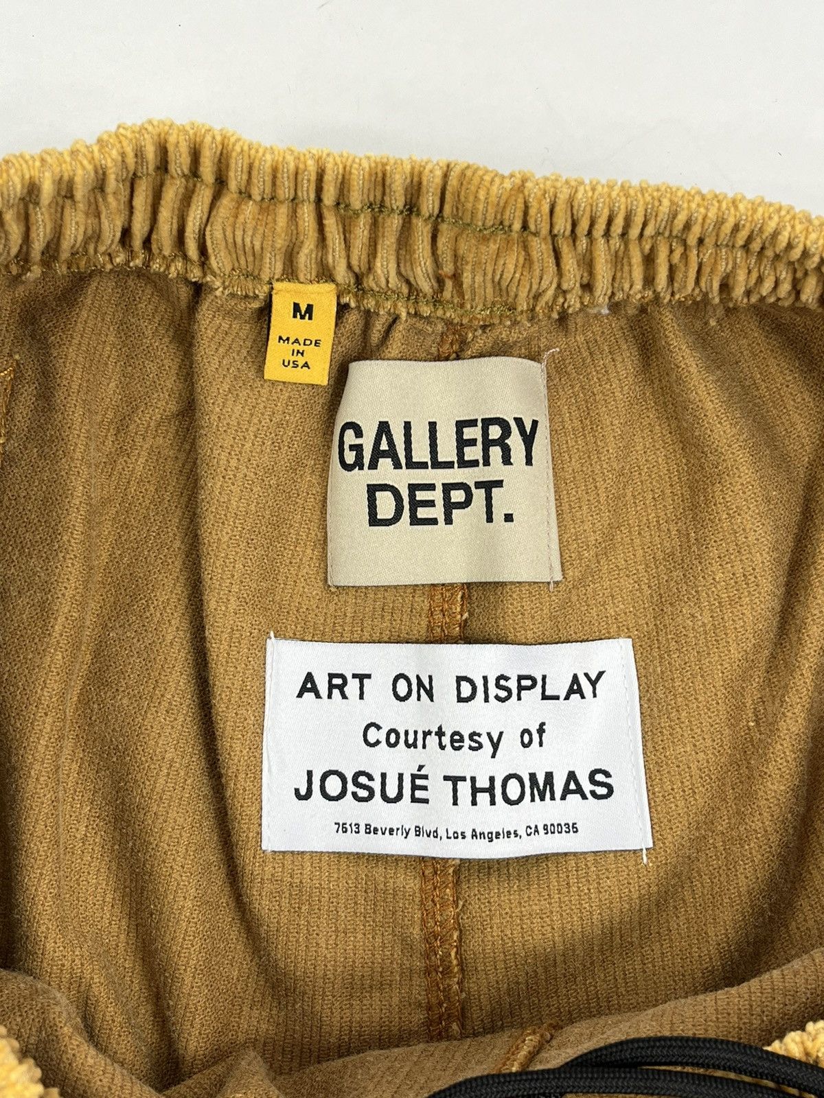 Gallery Dept. Corduroy Embroidered Logo Shorts Size US 32 / EU 48 - 9 Thumbnail