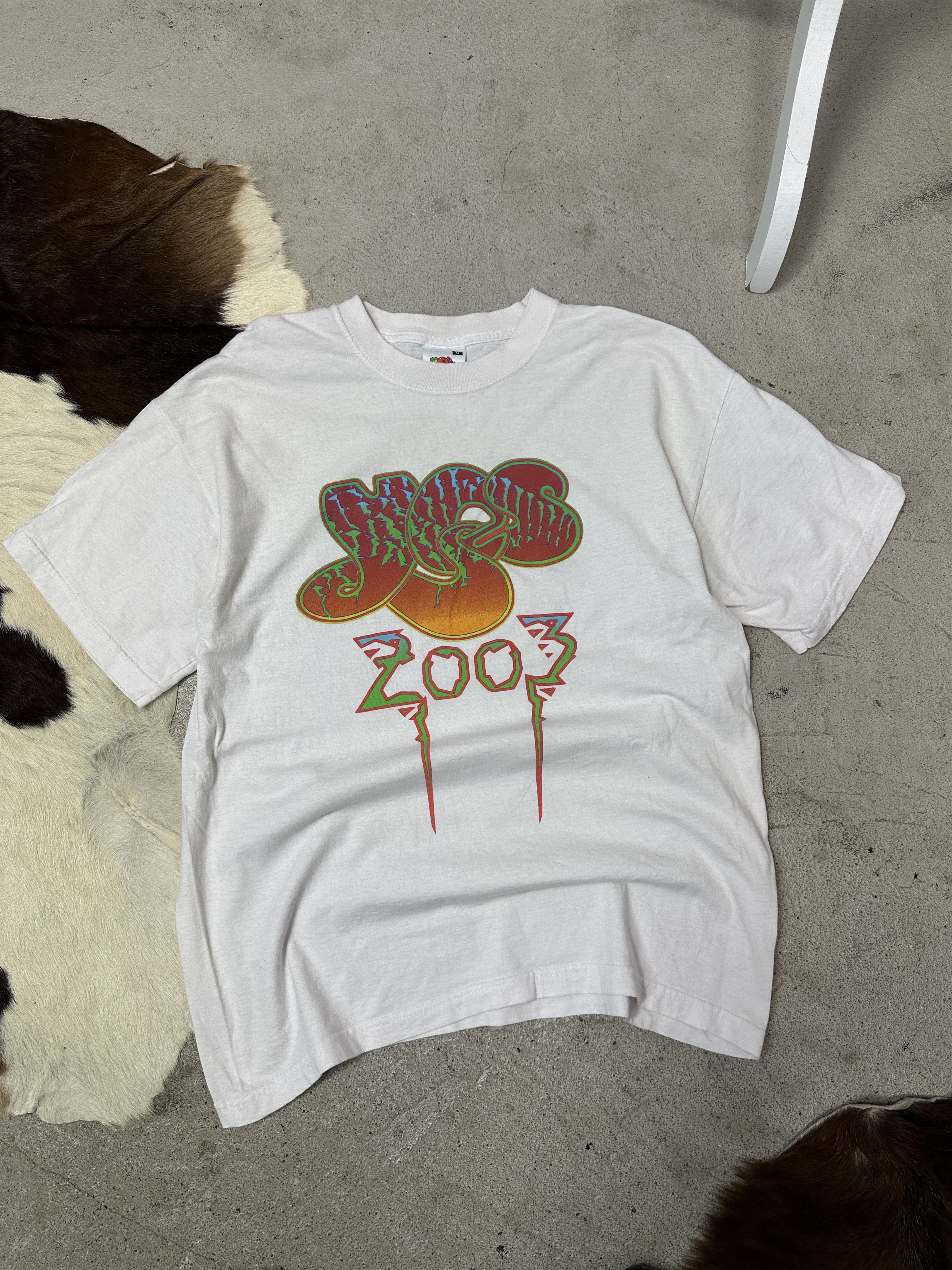 Vintage Vintage Skater Printed Yes 2003 Tour T-shirt Y2K Size US M / EU 48-50 / 2 - 2 Thumbnail