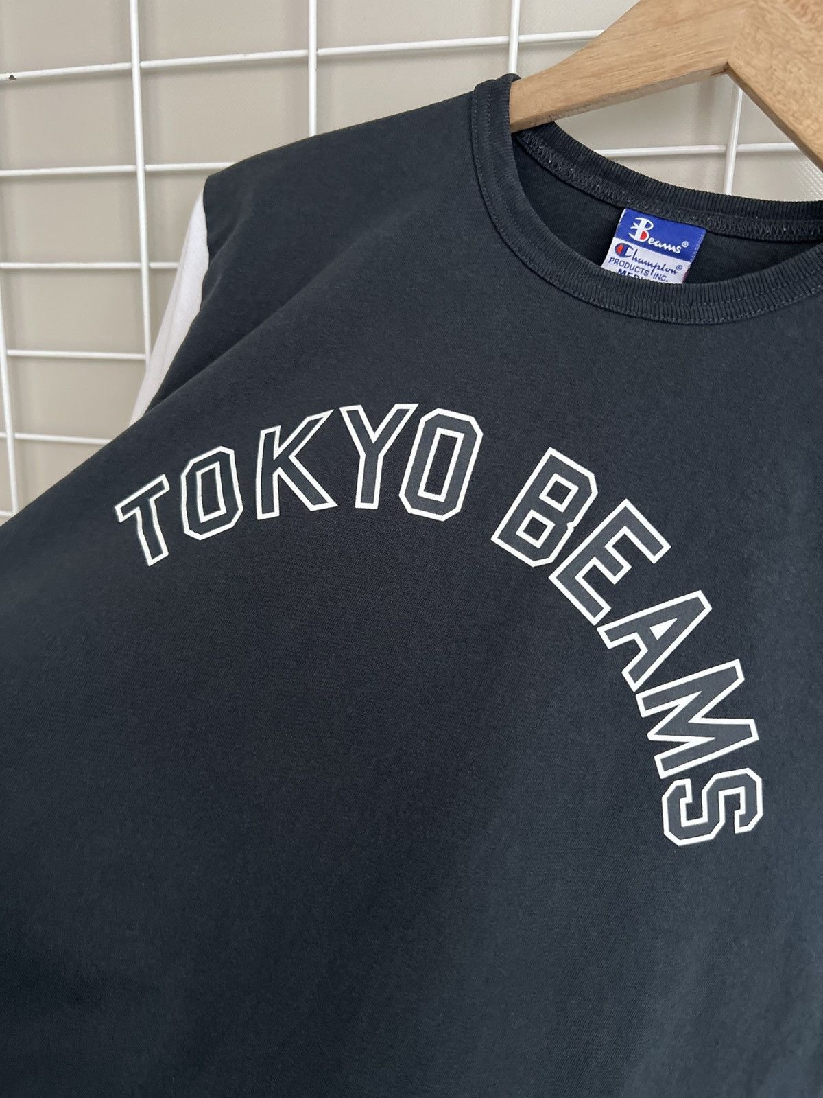 Beams Japan × Champion Beams x Champion T-Shirt Mens Size M Tokyo Beams Crew Neck Size US M / EU 48-50 / 2 - 10 Thumbnail
