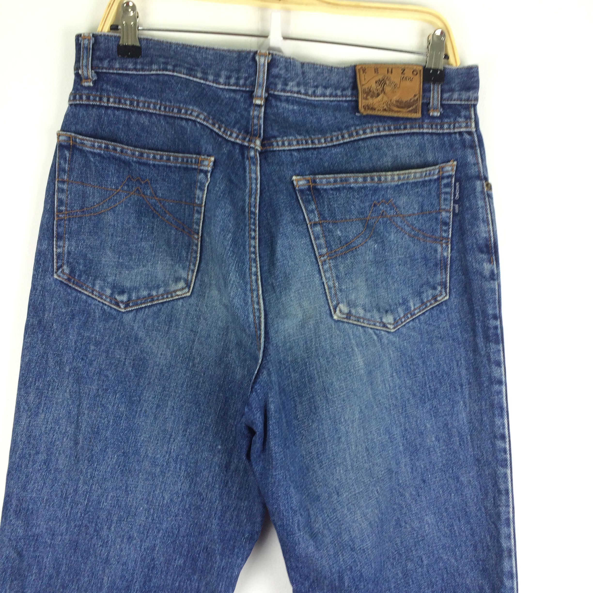 Kenzo X36 VTG KENZO JEANS BUTTON FLY Size US 35 - 3 Thumbnail
