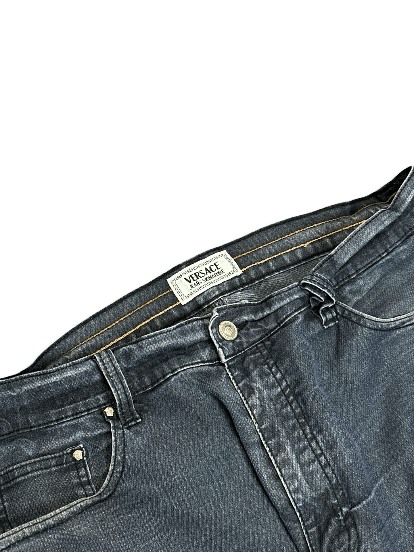 Versace Jeans Couture vjc vintage distressed baggy denim jeans Size US 34 / EU 50 - 5 Thumbnail
