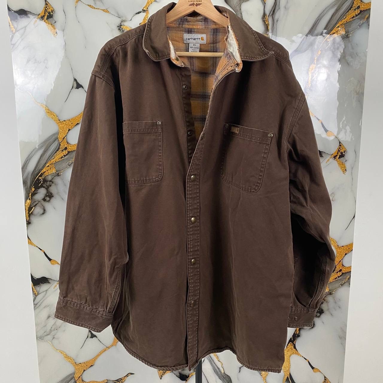 Carhartt Carhartt DucknCanvas Flannel Line Jacket Size US M / EU 48-50 / 2 - 1 Thumbnail