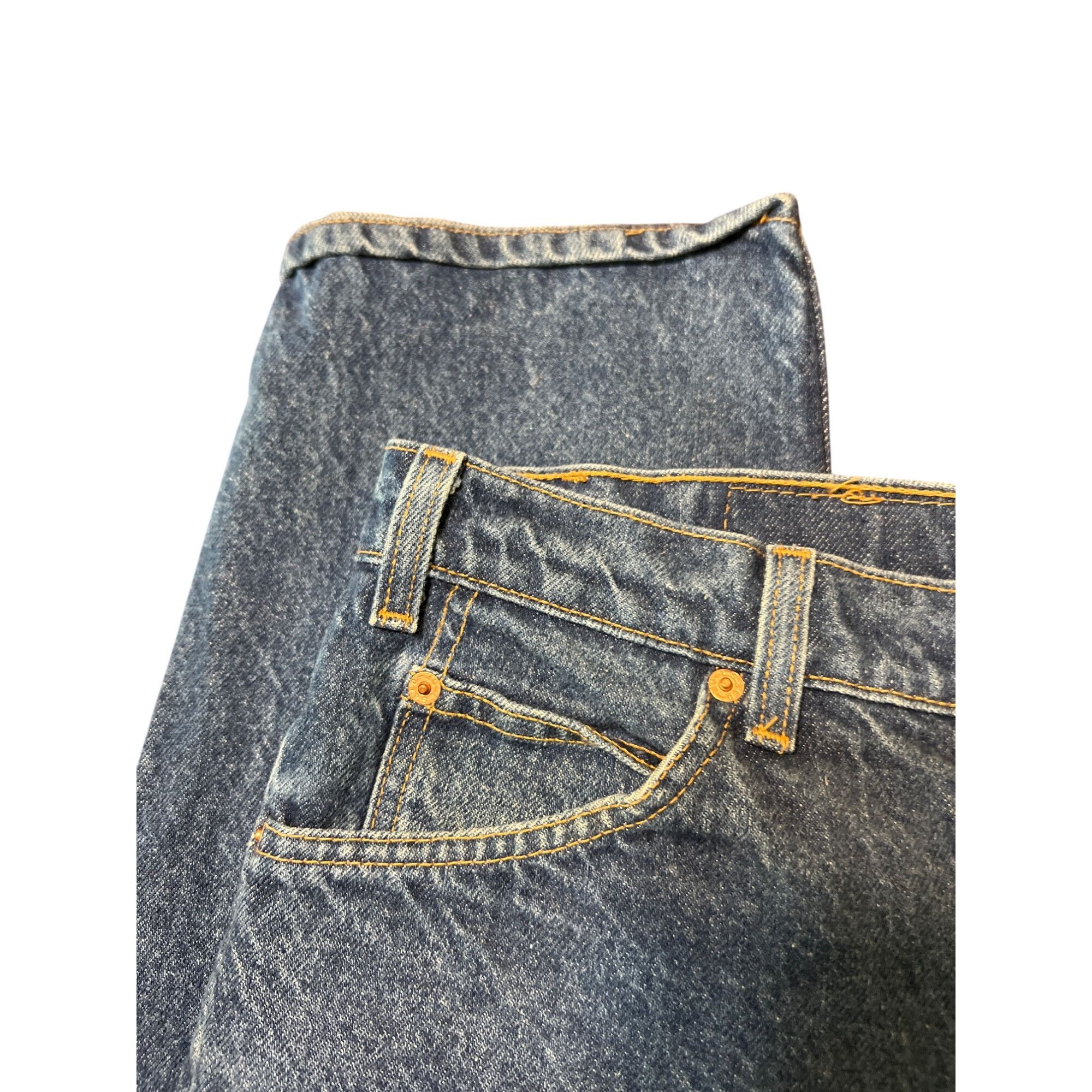 Levi's Levi Strauss & Co. 505 Regular Fit Straight Leg Jeans 36L 32 Size US 36 / EU 52 - 2 Thumbnail