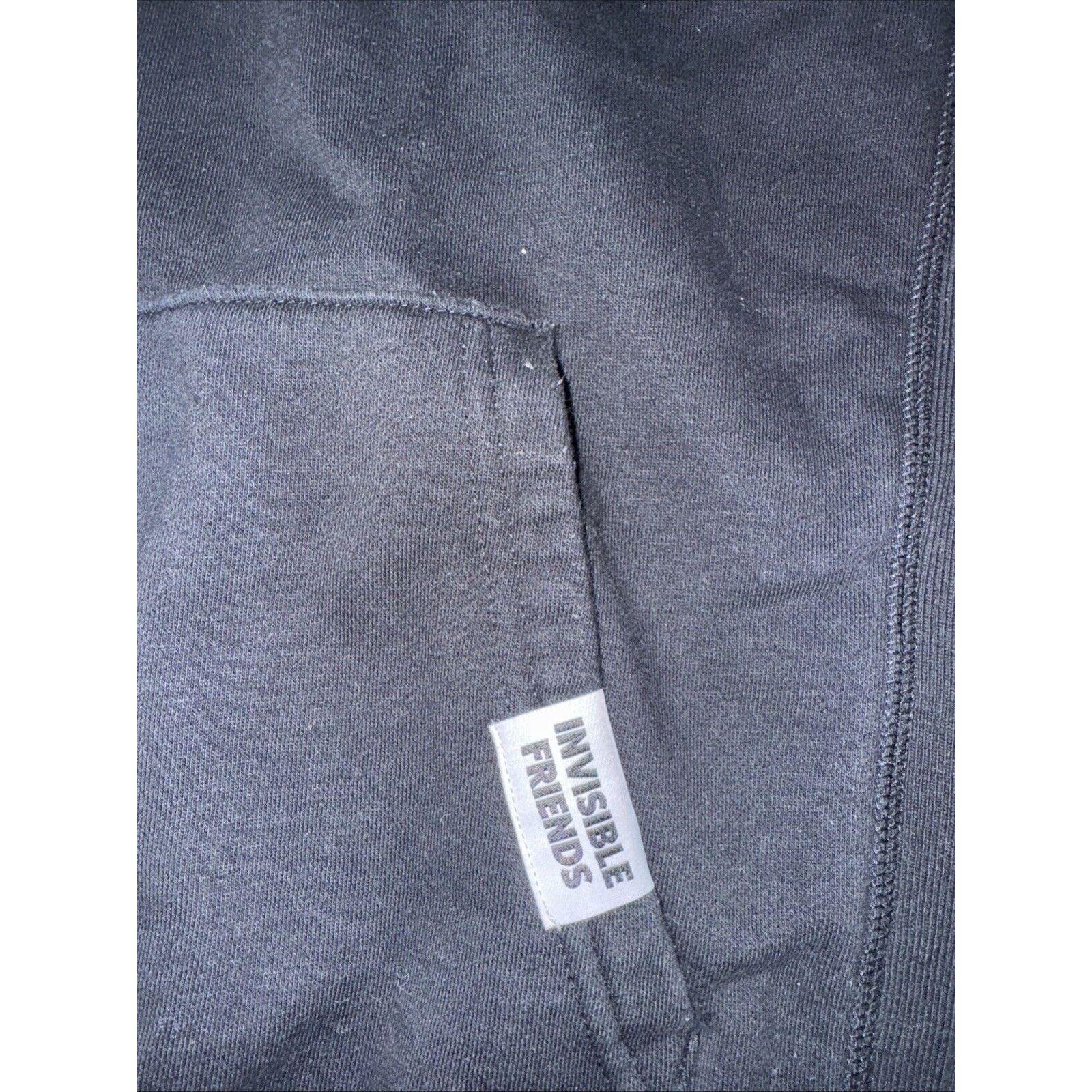 Hypebeast Invisible Friends Hoodie Black Large Crypto NFT 24x27 Size US L / EU 52-54 / 3 - 3 Thumbnail