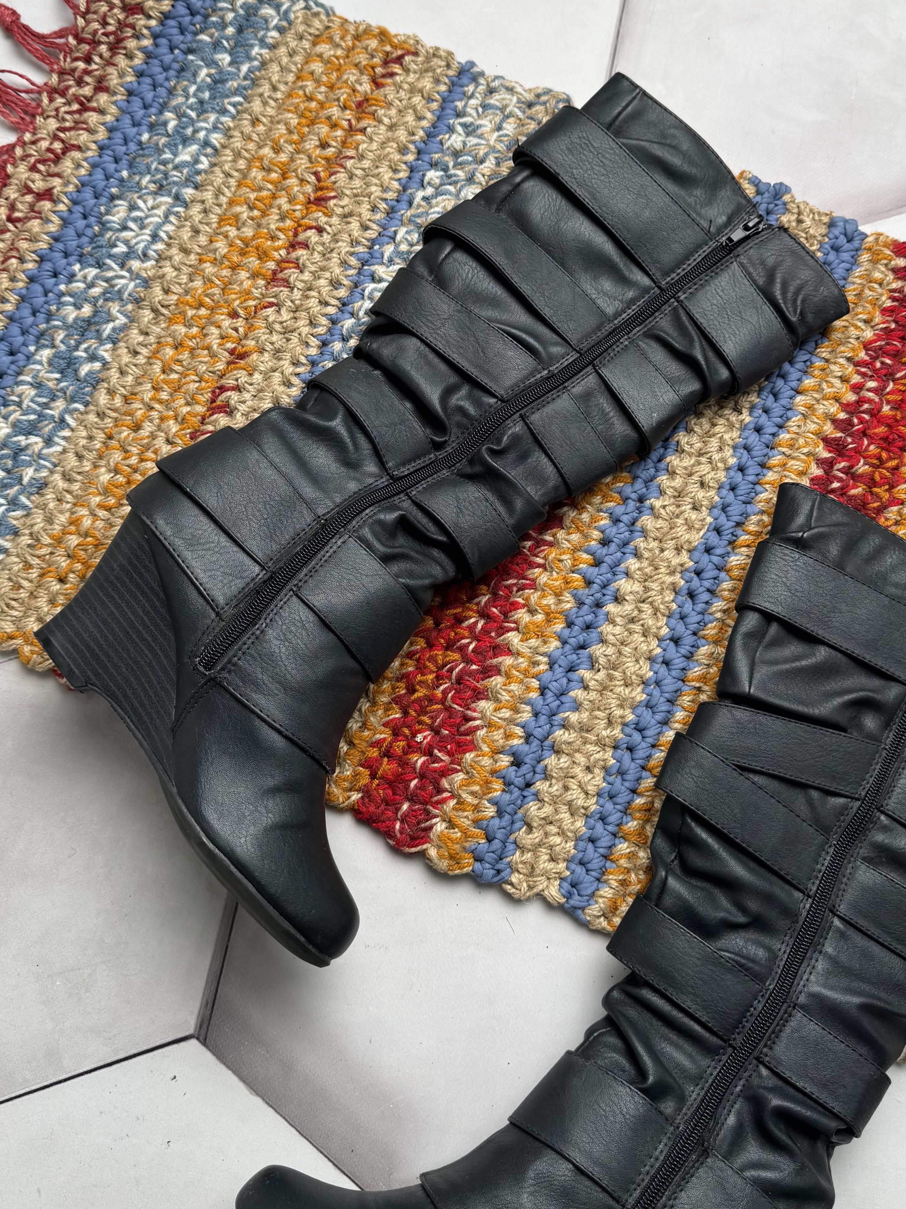 Vintage Vintage Boots With Straps (E4) Size US 6 / IT 36 - 5 Thumbnail