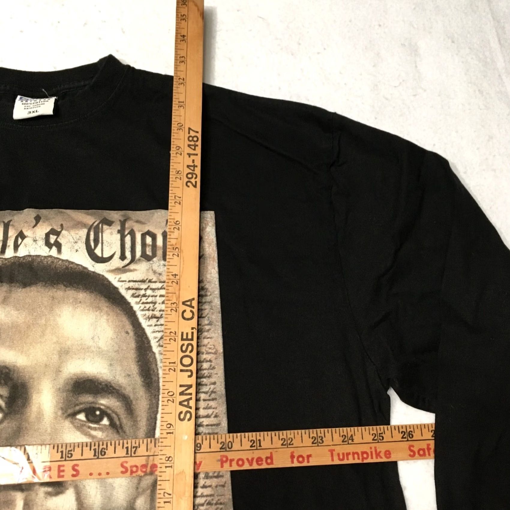 Vintage Barack Obama peoples choice Rap T Style Shirt 2XL Black Mens Size US XXL / EU 58 / 5 - 4 Thumbnail