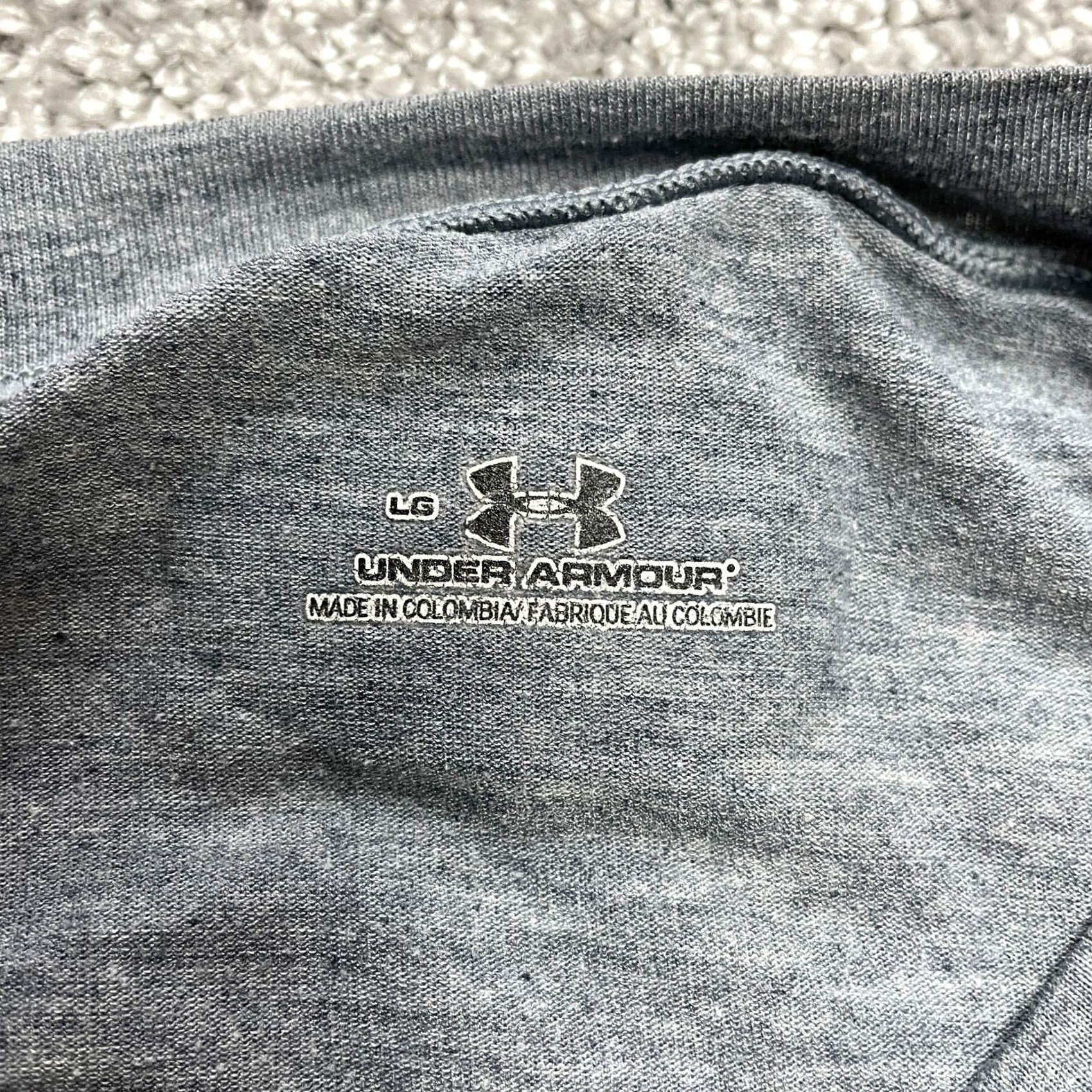 Under Armour Under Armour Shirt Mens L Gray Baseball Hall of Fame Logo Stretch Casual Tee Size US L / EU 52-54 / 3 - 3 Thumbnail