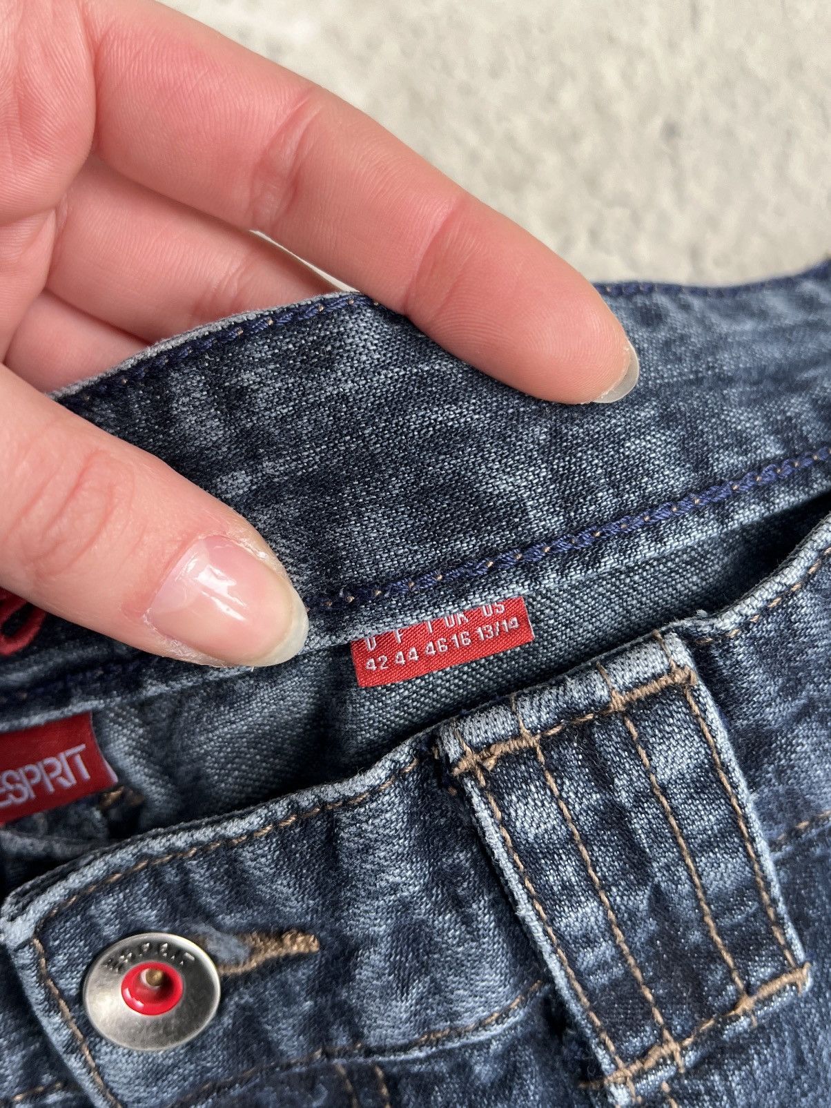 Diesel Diesel front button baggy denim jeans wide leg JnCO y2k Size US 35 - 7 Thumbnail