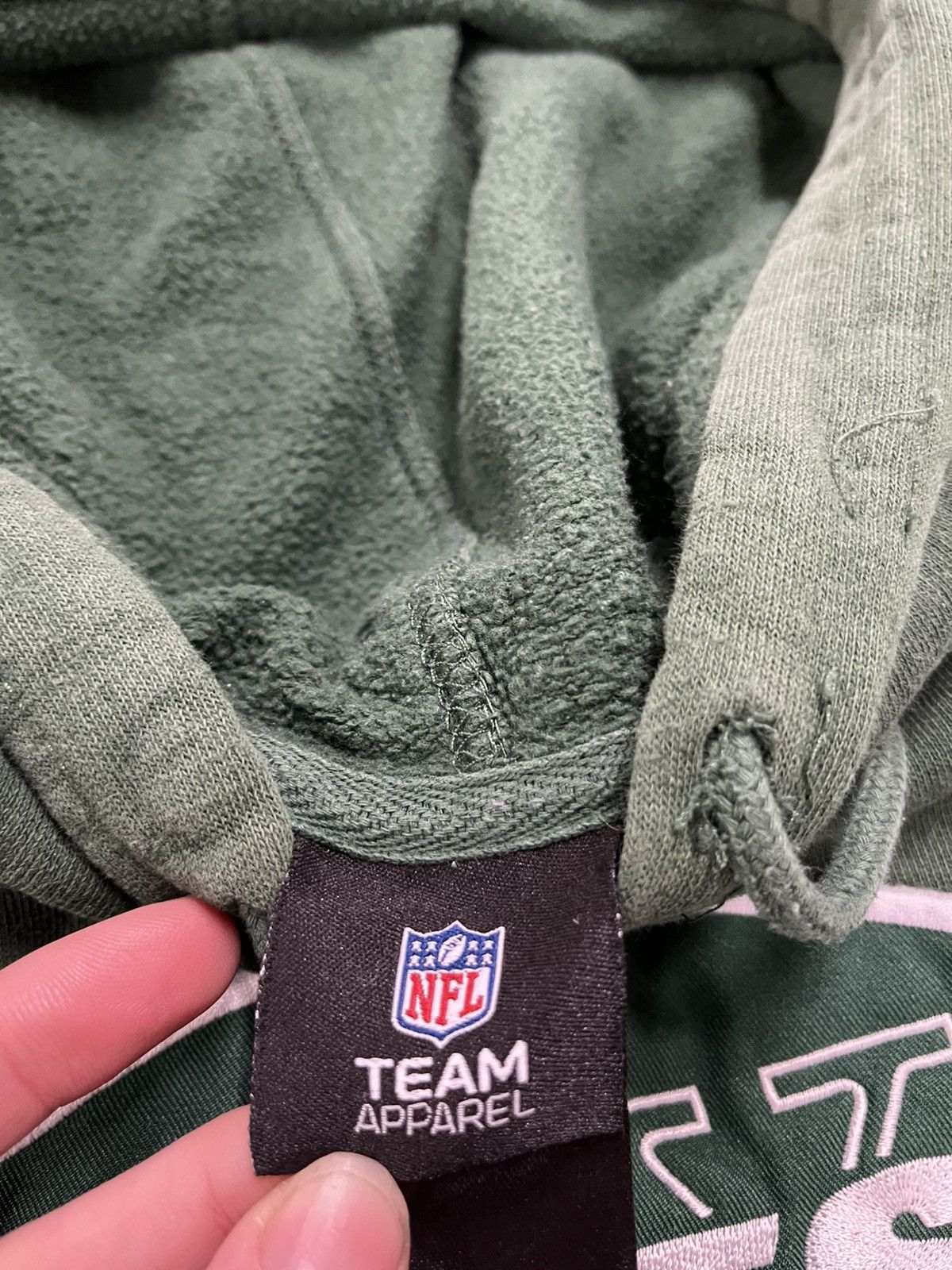 Vintage NY jets vintage hoodie streetwear sportswear boxy hype rare Size US XXL / EU 58 / 5 - 7 Thumbnail