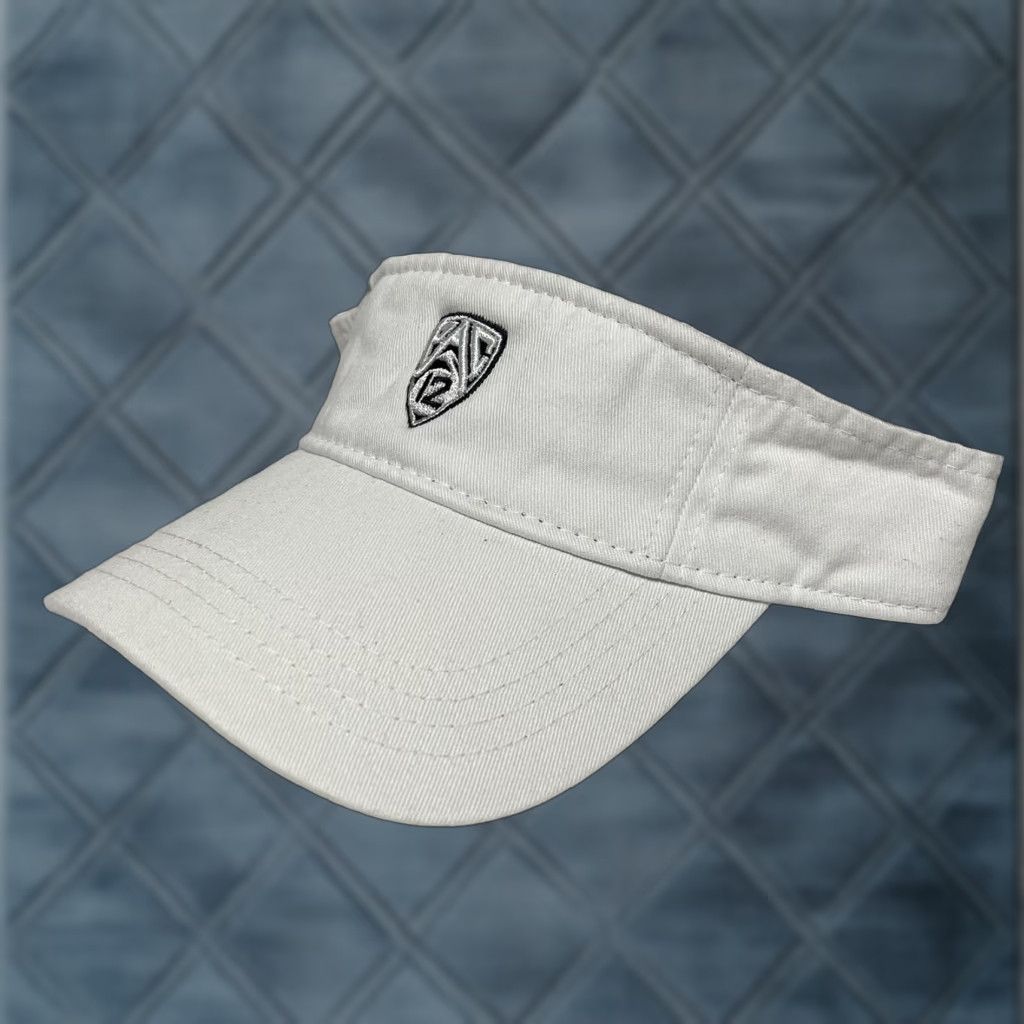Top Of The World NCAA Pac 12 Conference Hat Cap Visor Strap Back White New Mens Adjustable Top of the World Baseball Cap Size ONE SIZE - 1 Thumbnail