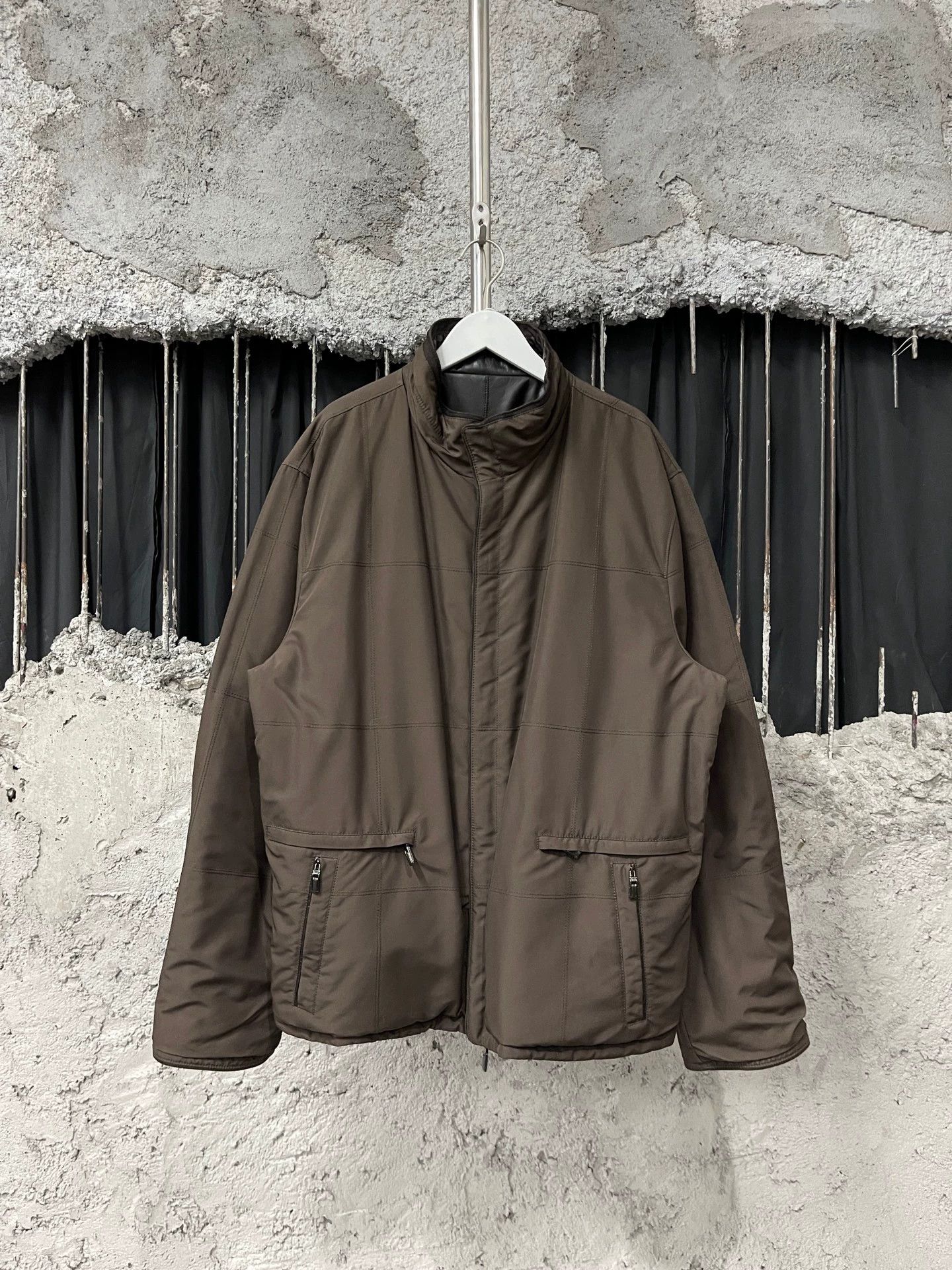 Ermenegildo Zegna Zegna Double-Faced Leather Jacket Size 56 Like New Size US XL / EU 56 / 4 - 1 Thumbnail