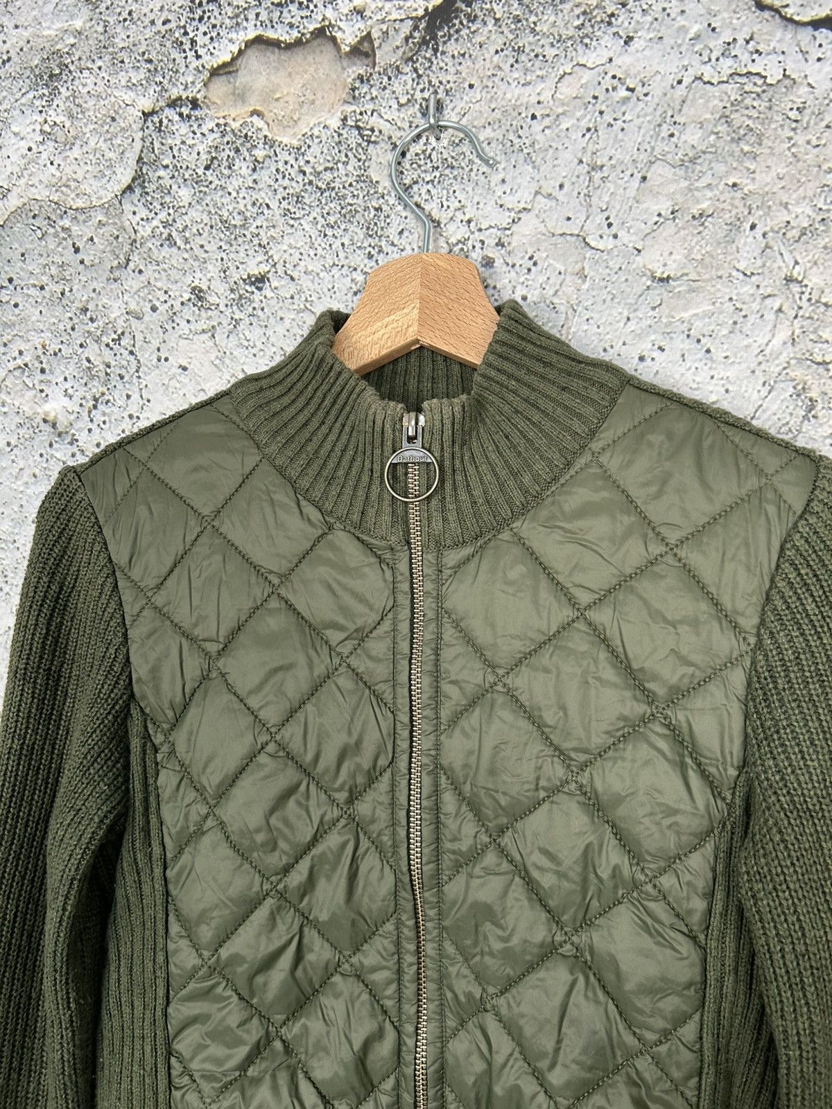 Barbour Barbour Green Zip Sweater Gorpcore Outdoor Streetwear Size US S / EU 44-46 / 1 - 3 Thumbnail
