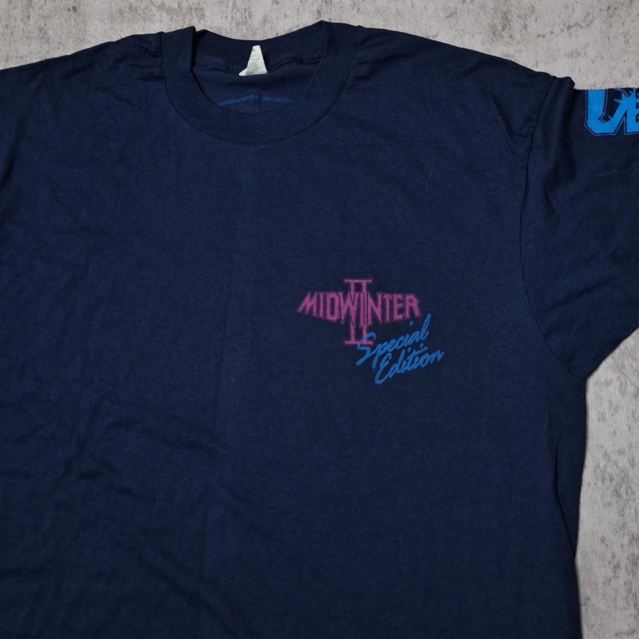Other 80s MIDNITER II band tee - navy blue with pink accents Size US XL / EU 56 / 4 - 2 Thumbnail