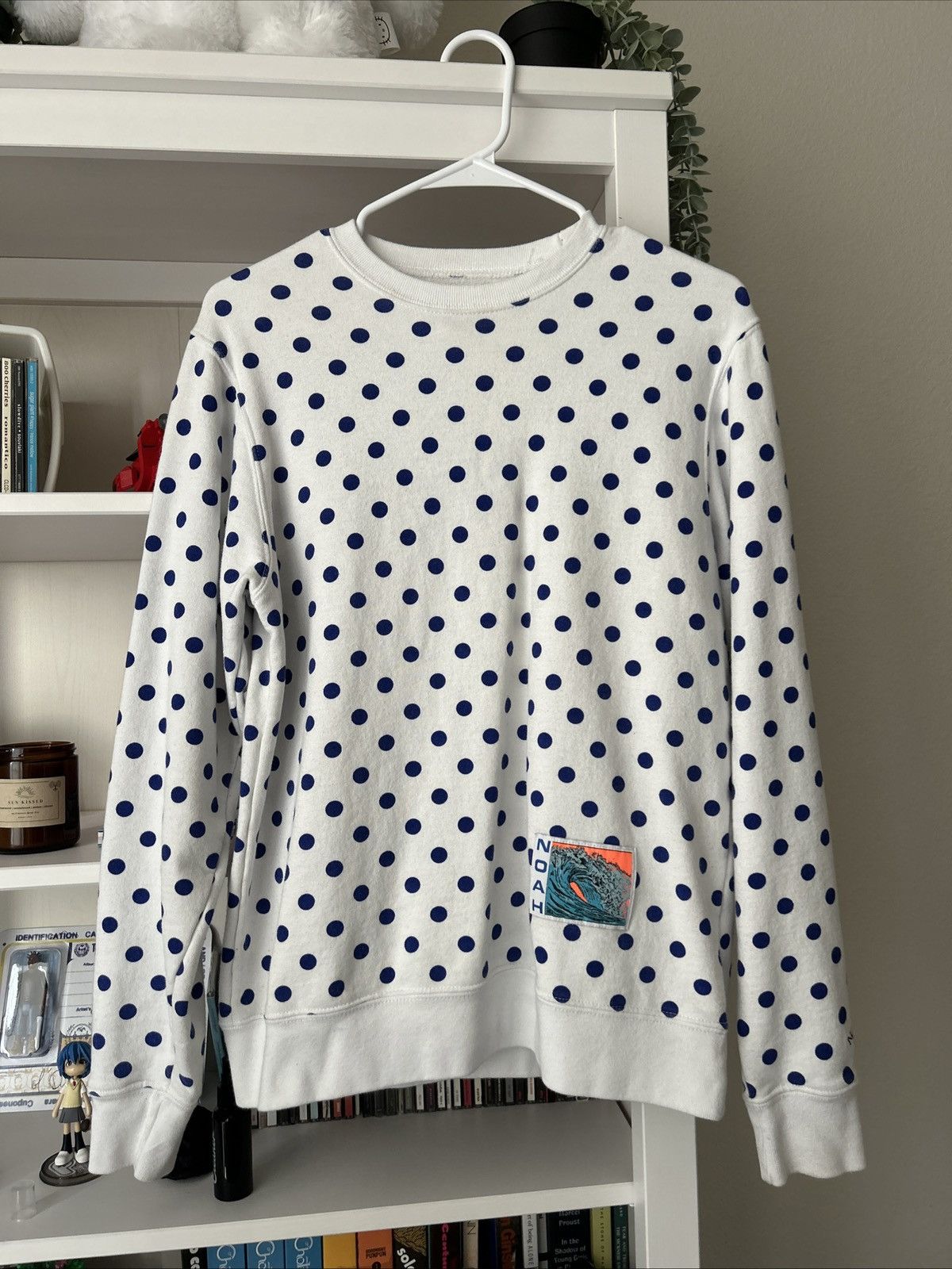 Noah Noah Polka Dot Crewneck / Size S Sweatshirt Shirt Skate Size US S / EU 44-46 / 1 - 1 Thumbnail