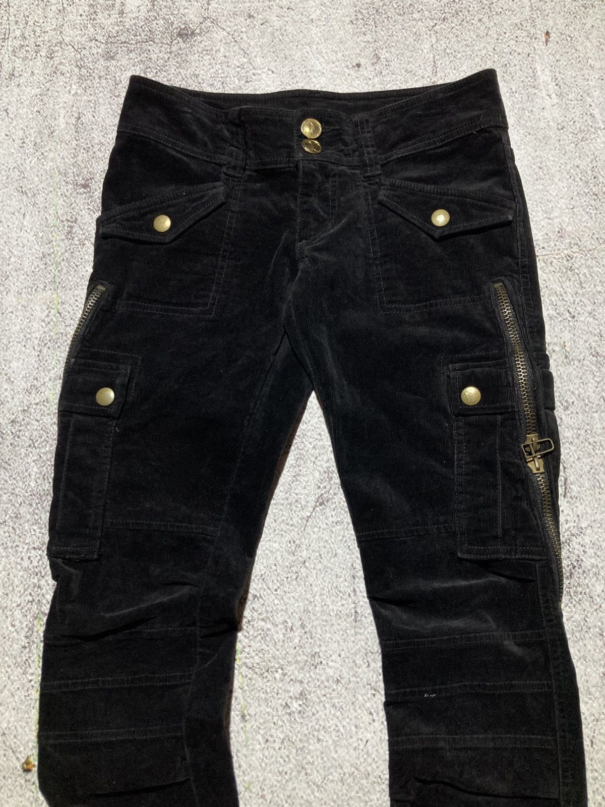 Japanese Brand 2000s Manies Corduroy Anarchy Punk Vkei Lgb Style Pants Size US 28 / EU 44 - 9 Thumbnail