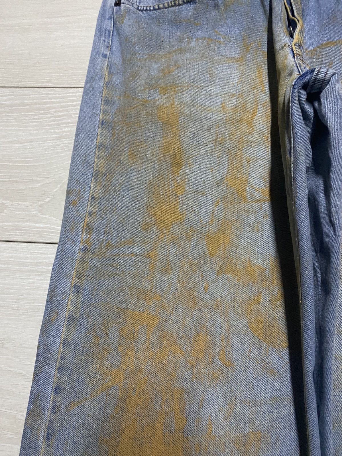 Replay Vintage Replay Mud Wash high Rised Distressed Loose Jeans Size US 32 / EU 48 - 7 Thumbnail