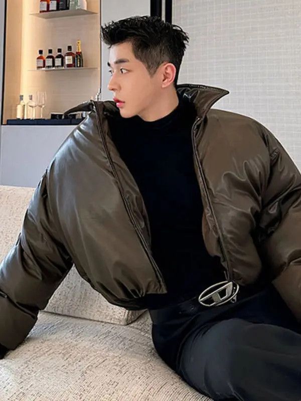 VIBE Brown Puffer Jacket Size US M / EU 48-50 / 2 - 2 Thumbnail