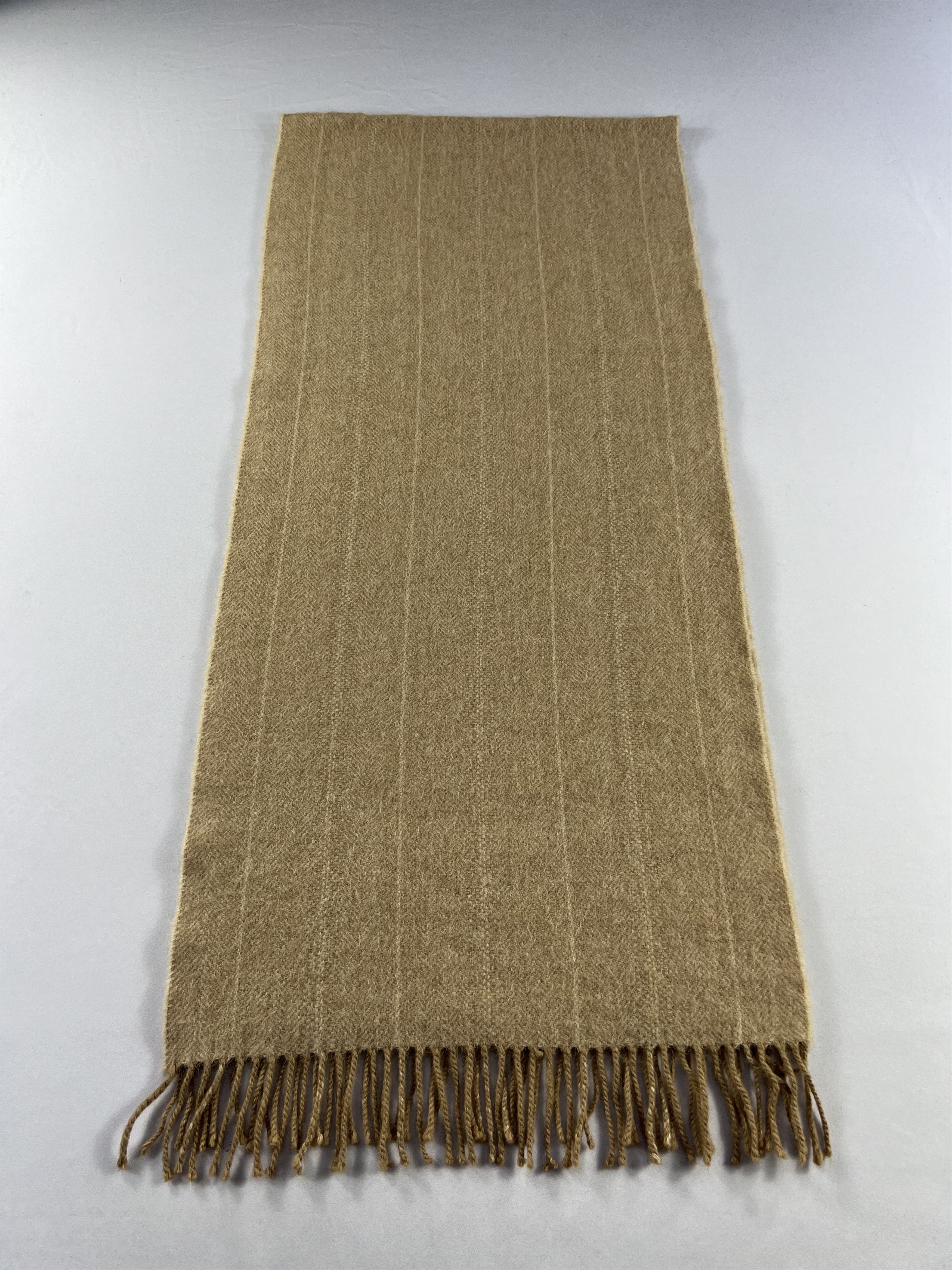 Vintage Glen Prince Camel Hair Scarf / Muffler / Neckwear P954 Size ONE SIZE - 3 Thumbnail