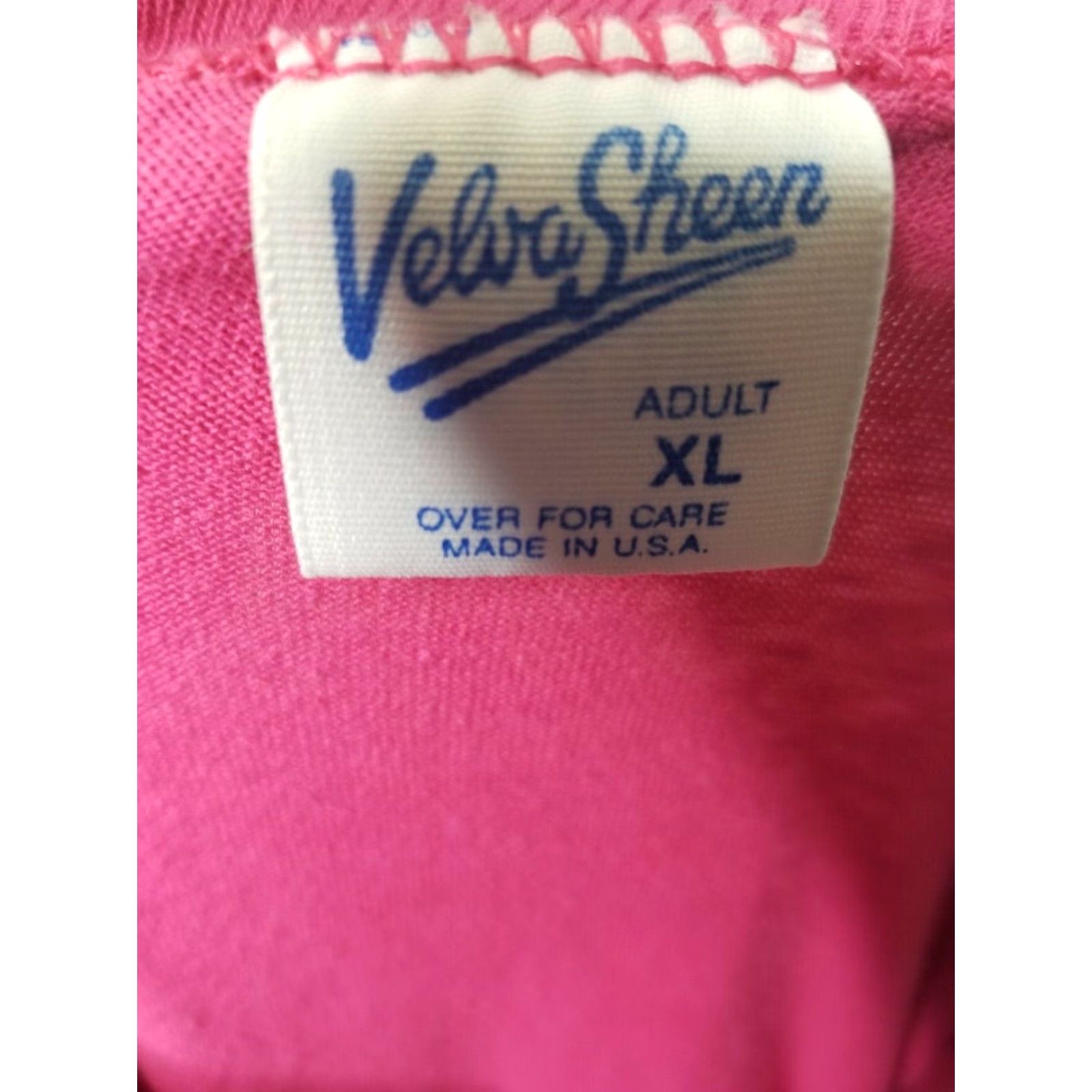 Velva Sheen VINTAGE 80s Disney Mickey Mouse Velva Sheen Pink Graphic T Shirt Mens XL Size US XL / EU 56 / 4 - 7 Thumbnail