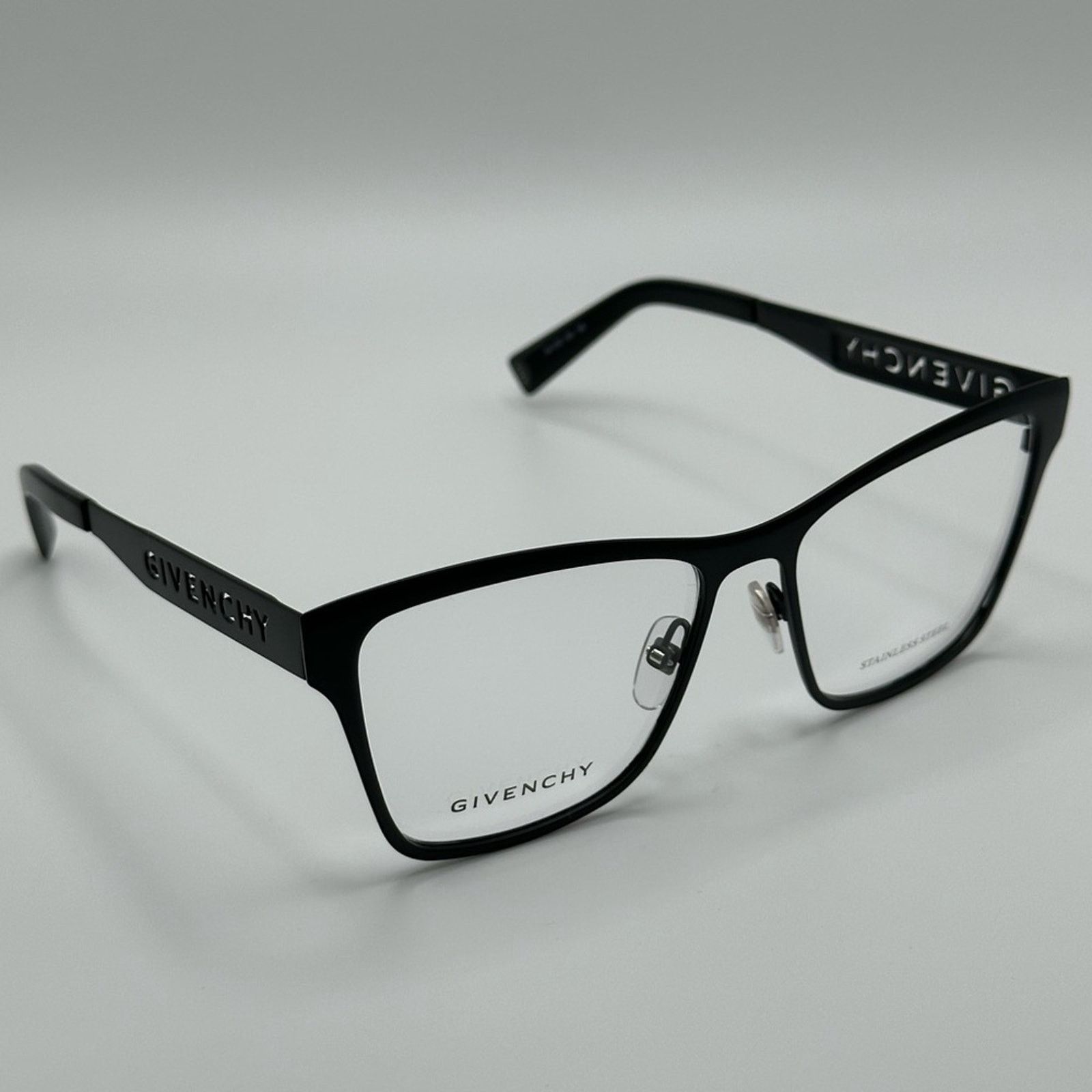 Givenchy BRAND NEW GIVENCHY GV0157 003 Matte Black Unisex Eyeglasses Size ONE SIZE - 4 Thumbnail