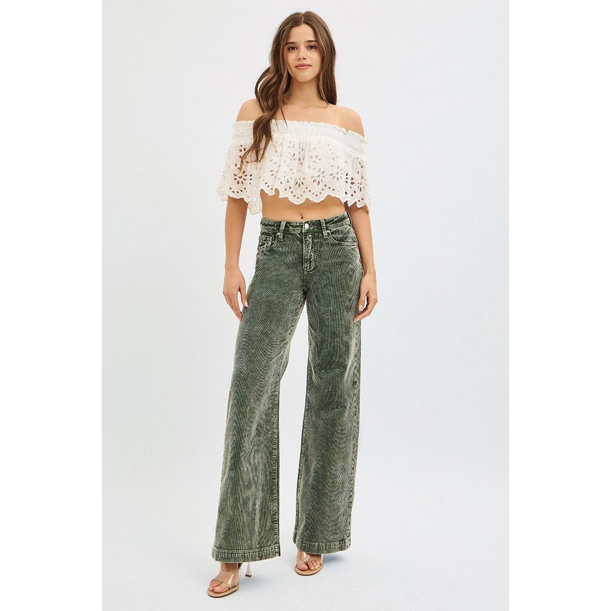 Other RISEN High Rise Wide Leg Corduroy Jeans - Plus Size 2XL Size 36" / US 14 / IT 50 - 6 Thumbnail