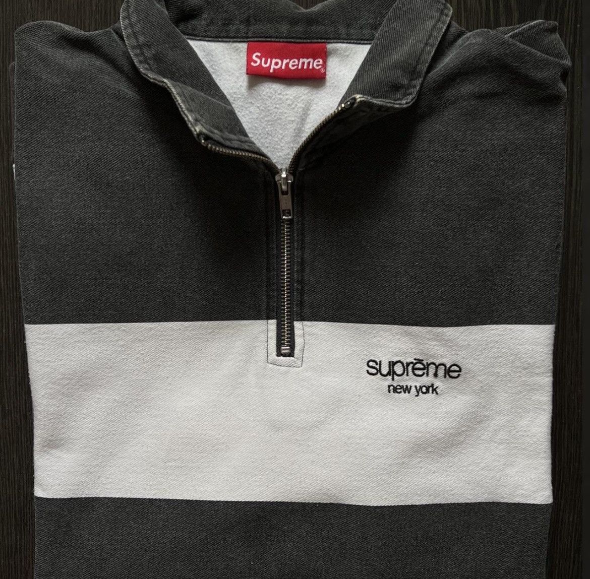 Supreme Supreme Half Zip Striped Size US L / EU 52-54 / 3 - 3 Thumbnail