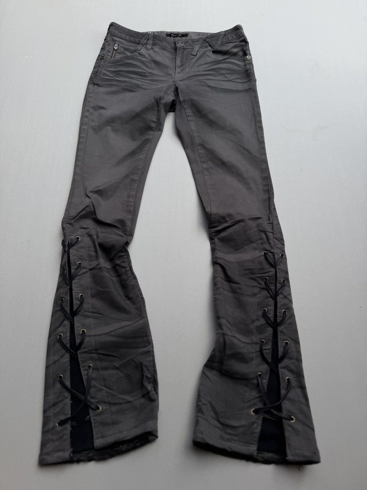 Tornado Mart lace up flare pants Size US 26 / EU 42 - 1 Thumbnail