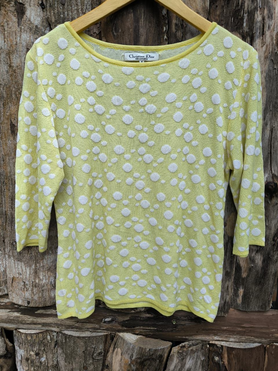 Christian Dior Monsieur Knitweare blouse Christian Dior 3/4 sleeveles Size M / US 6-8 / IT 42-44 - 1 Thumbnail