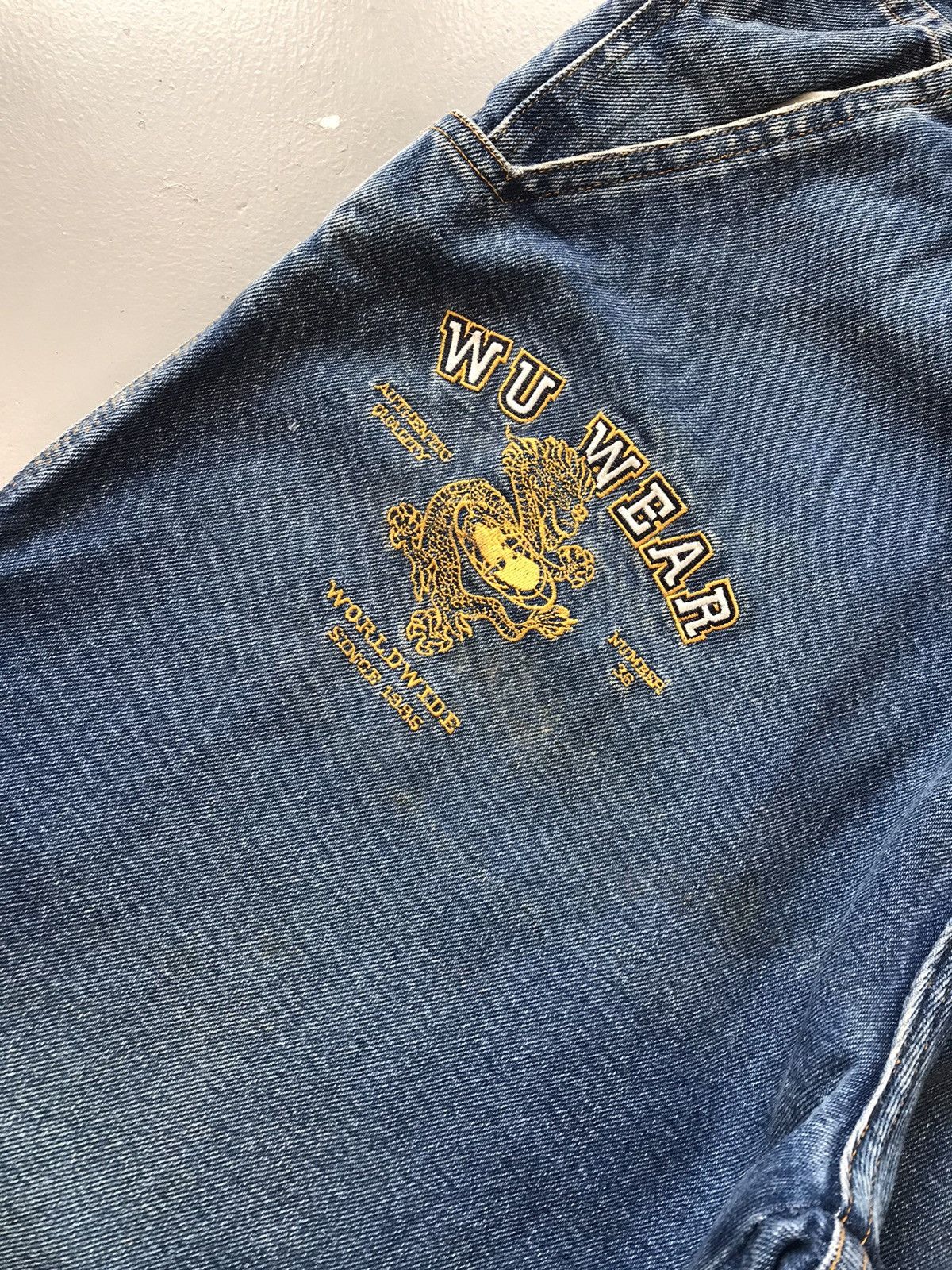 JNCO × Vintage × Wu-Tang Clan Vintage Wu wear multiple pockets loose fit cargo denim Size US 35 - 4 Thumbnail