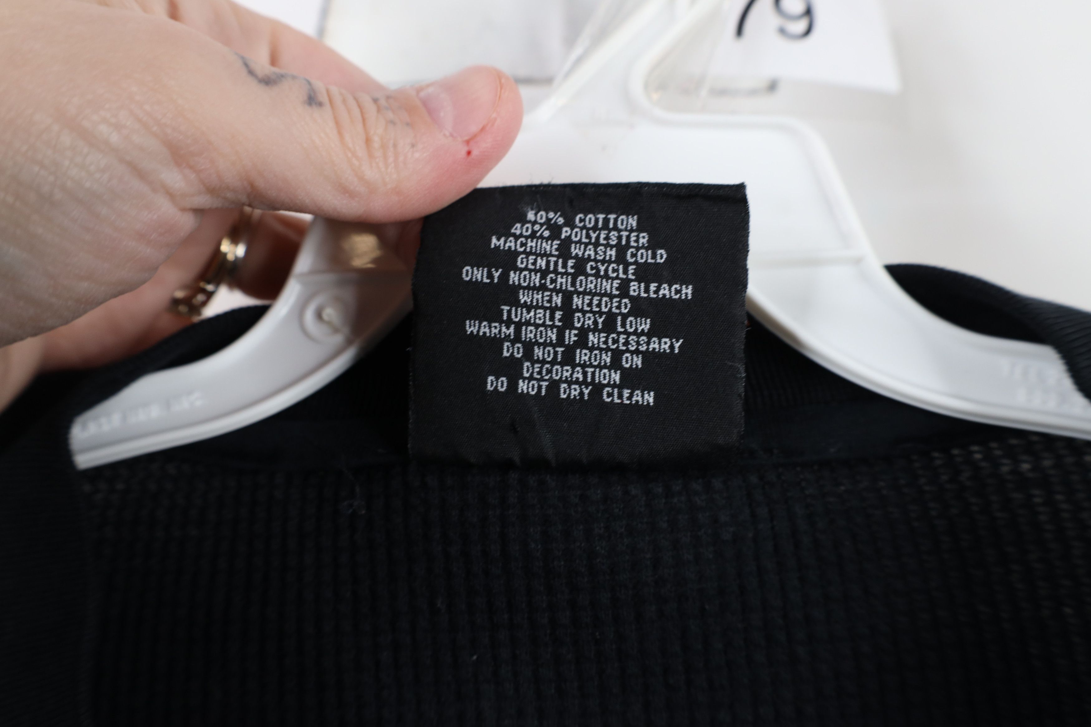 Southpole × Vintage Vintage 90s Y2K Southpole Waffle Knit Long Sleeve T-Shirt Size US XL / EU 56 / 4 - 8 Thumbnail