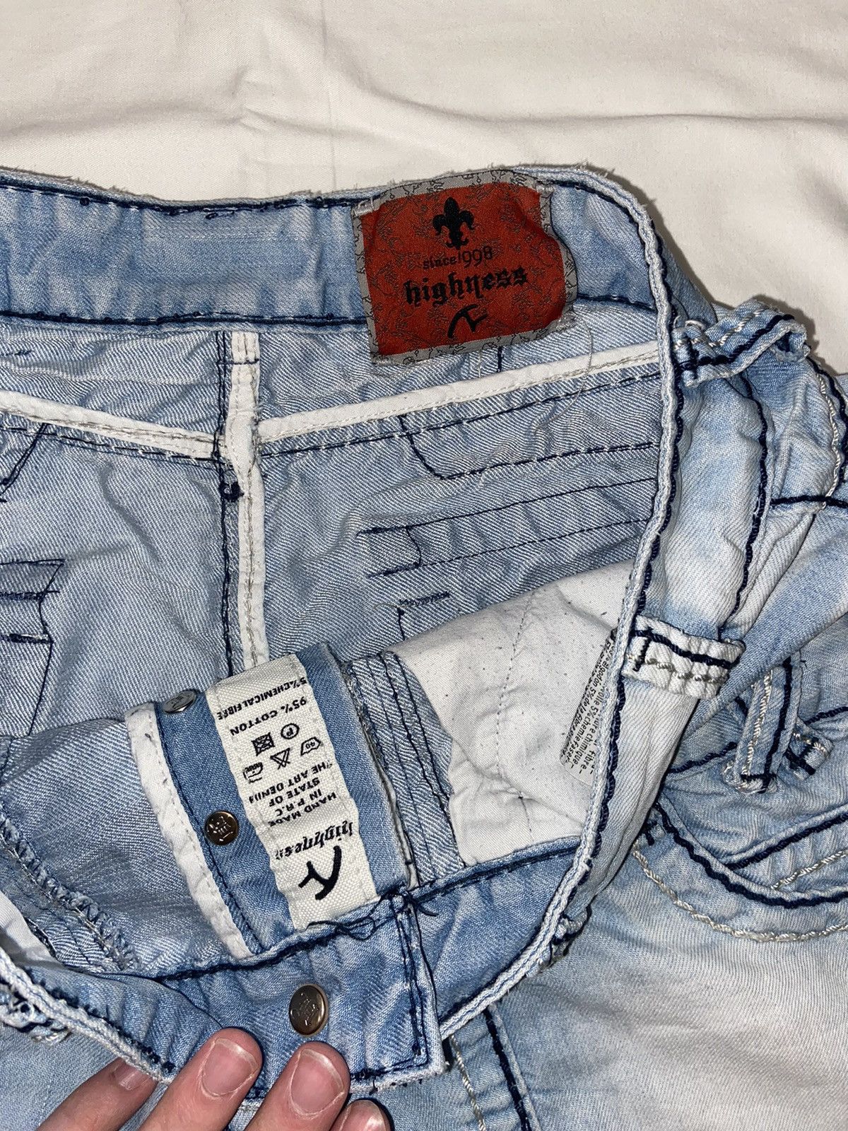 Affliction Vintage Highness Y2K Jeans Affliction Denim Pants Japanese Size US 32 / EU 48 - 15 Thumbnail