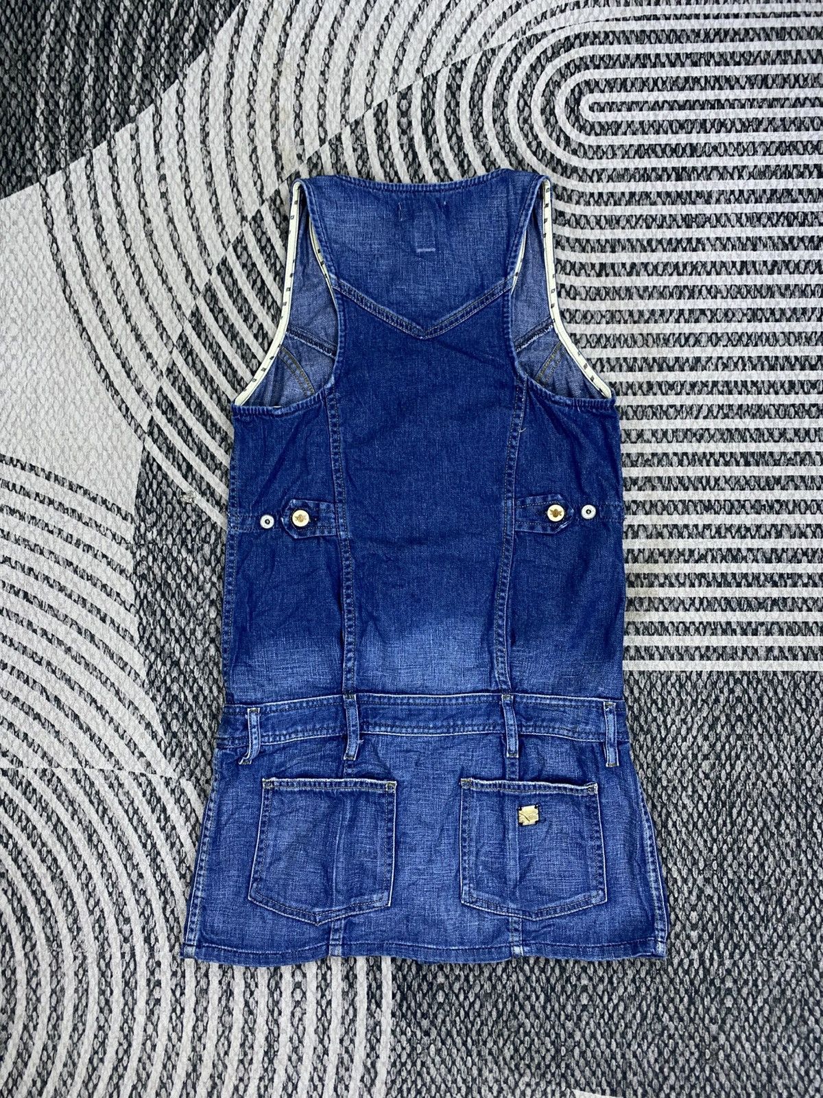 Diesel Vintage Diesel Blue Denim Button Down Dress Style Size XS / US 0-2 / IT 36-38 - 2 Thumbnail
