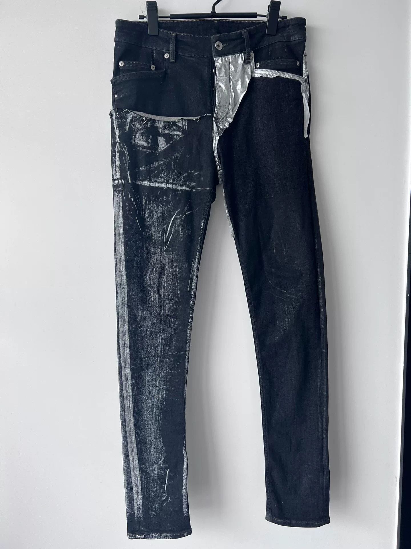 Rick Owens Drkshdw rick owens drkshdw patchwork denim pants Size US 32 / EU 48 - 1 Thumbnail