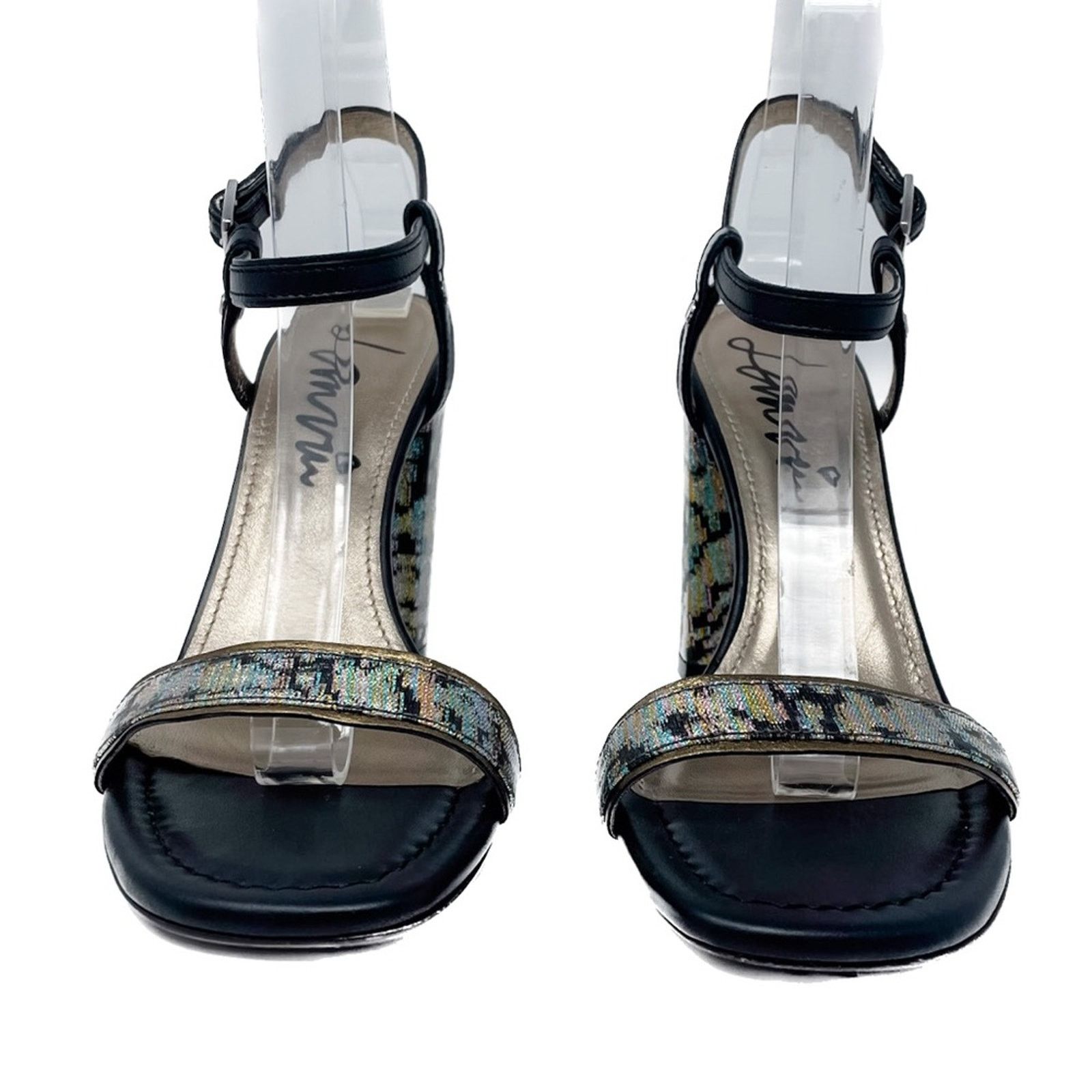 Lanvin Lanvin Rainbow holographic block heel sandals 38.5 Size US 8.5 / IT 38.5 - 4 Thumbnail