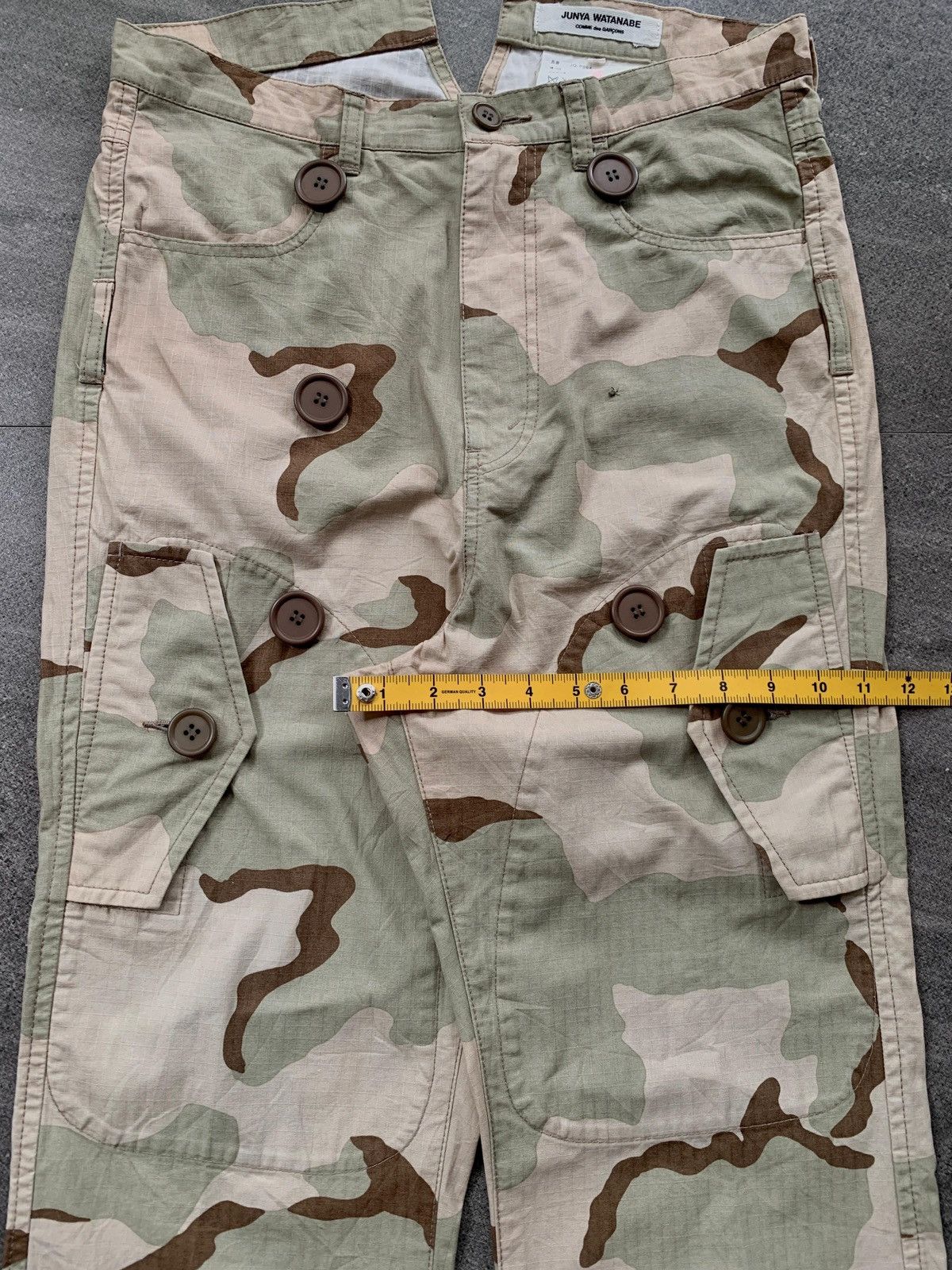 Junya Watanabe FREE IMPORT TAX 2005 Cropped Camo Pants with Flap Pocket Size US 30 / EU 46 - 12 Thumbnail