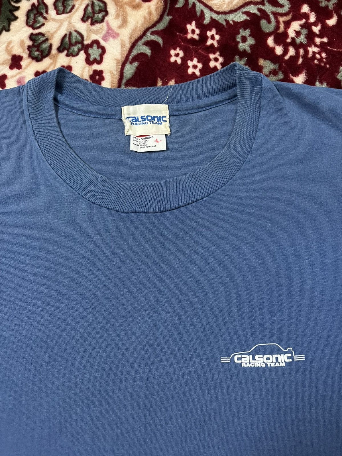 Gear for Sports × Vintage Vintage Calsonic Racing Team Nissan Skyline Tshirt Size US L / EU 52-54 / 3 - 3 Thumbnail