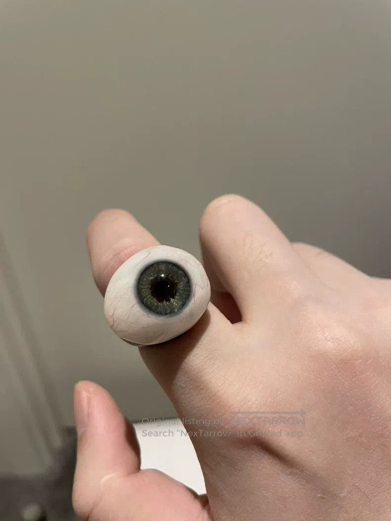 Carol Christian Poell Carol Christian Poell Size 48 Eyeball ring Size ONE SIZE - 3 Thumbnail