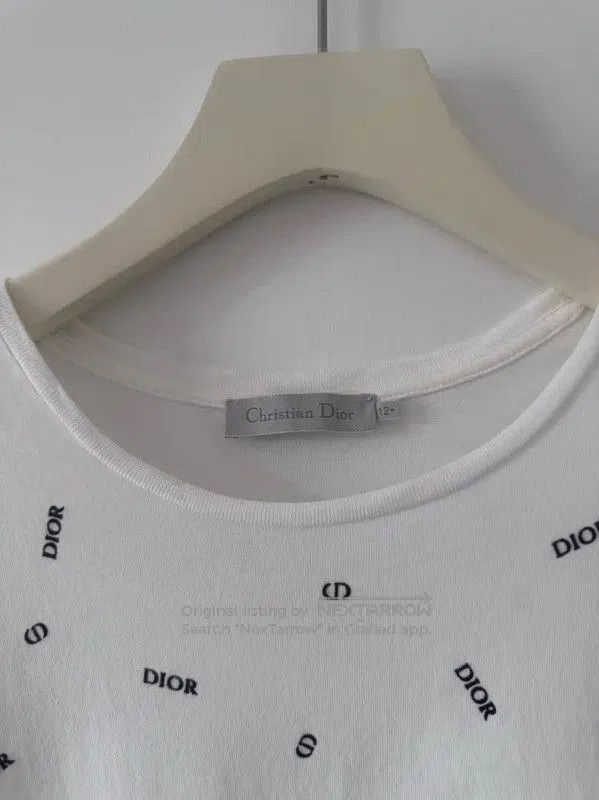 Dior Dior Summer White Printed Short Sleeve T-Shirt . Size M / US 6-8 / IT 42-44 - 4 Thumbnail