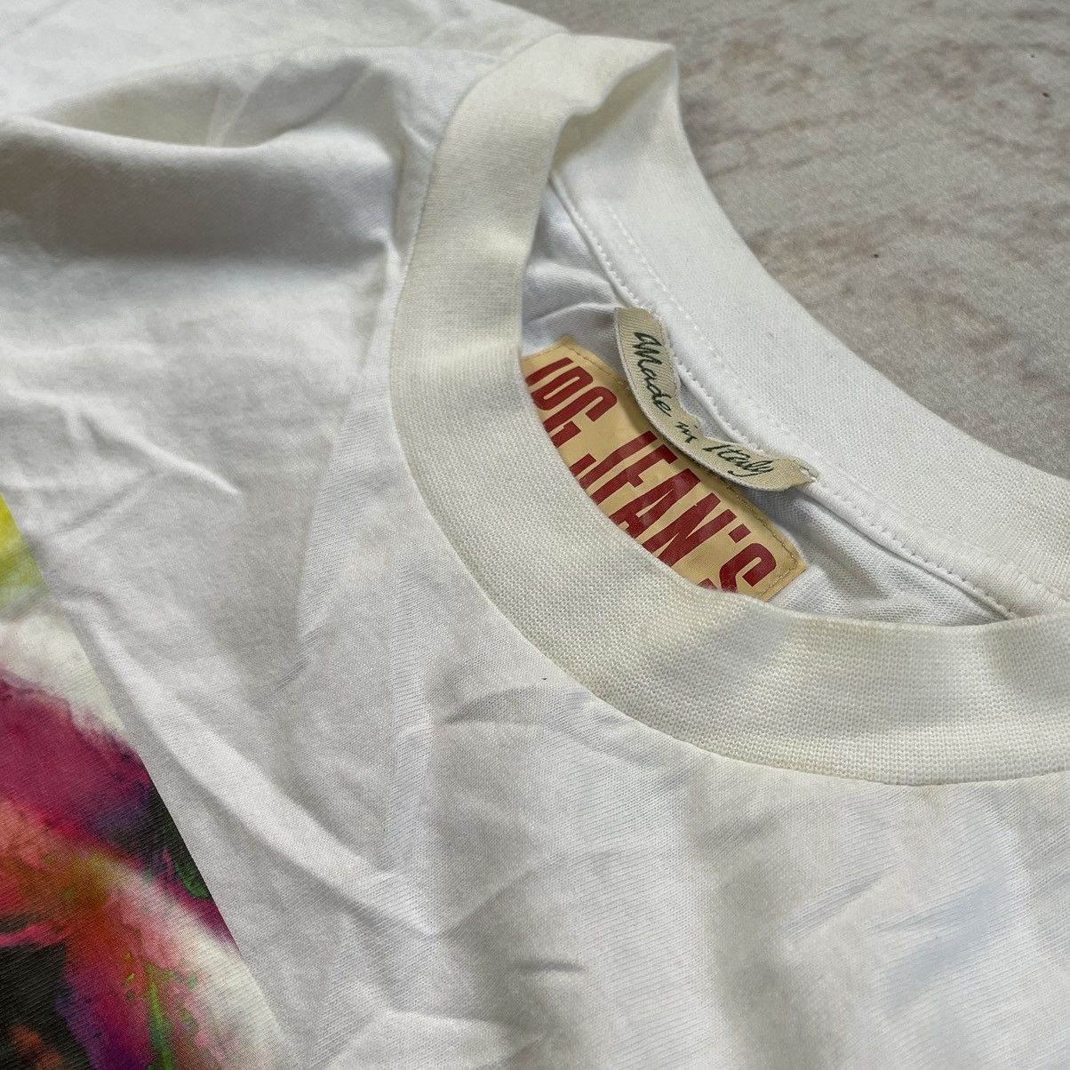 Jean Paul Gaultier × Vintage Jean Paul Gaultier 90s Cyberpunk Face Print Y2K JPG T Shirt Size S / US 4 / IT 40 - 11 Thumbnail