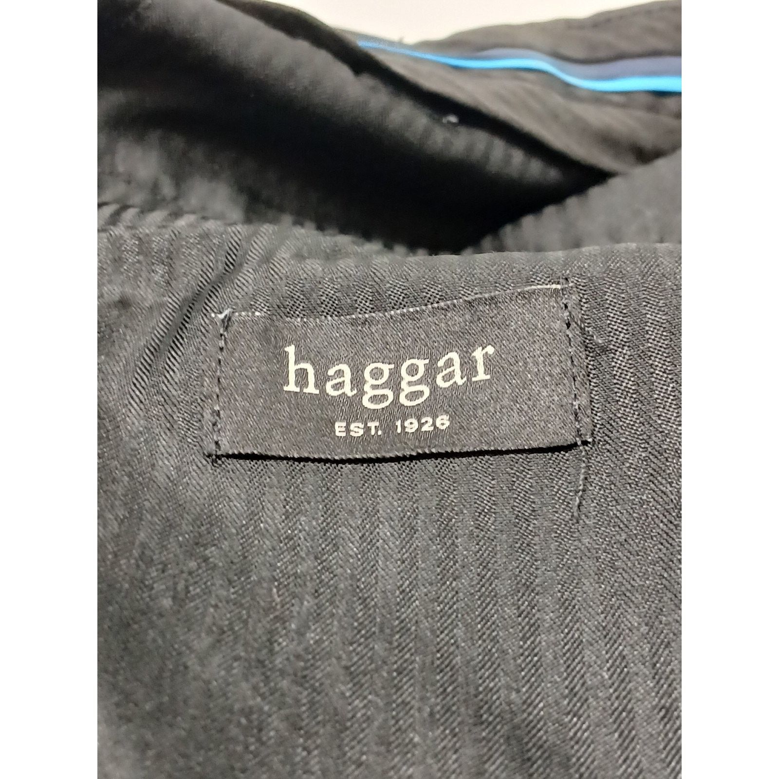 Haggar Haggar (38x30) Men's Classic Dri Fit Black Plaid Dress Pants Size US 38 / EU 54 - 10 Thumbnail