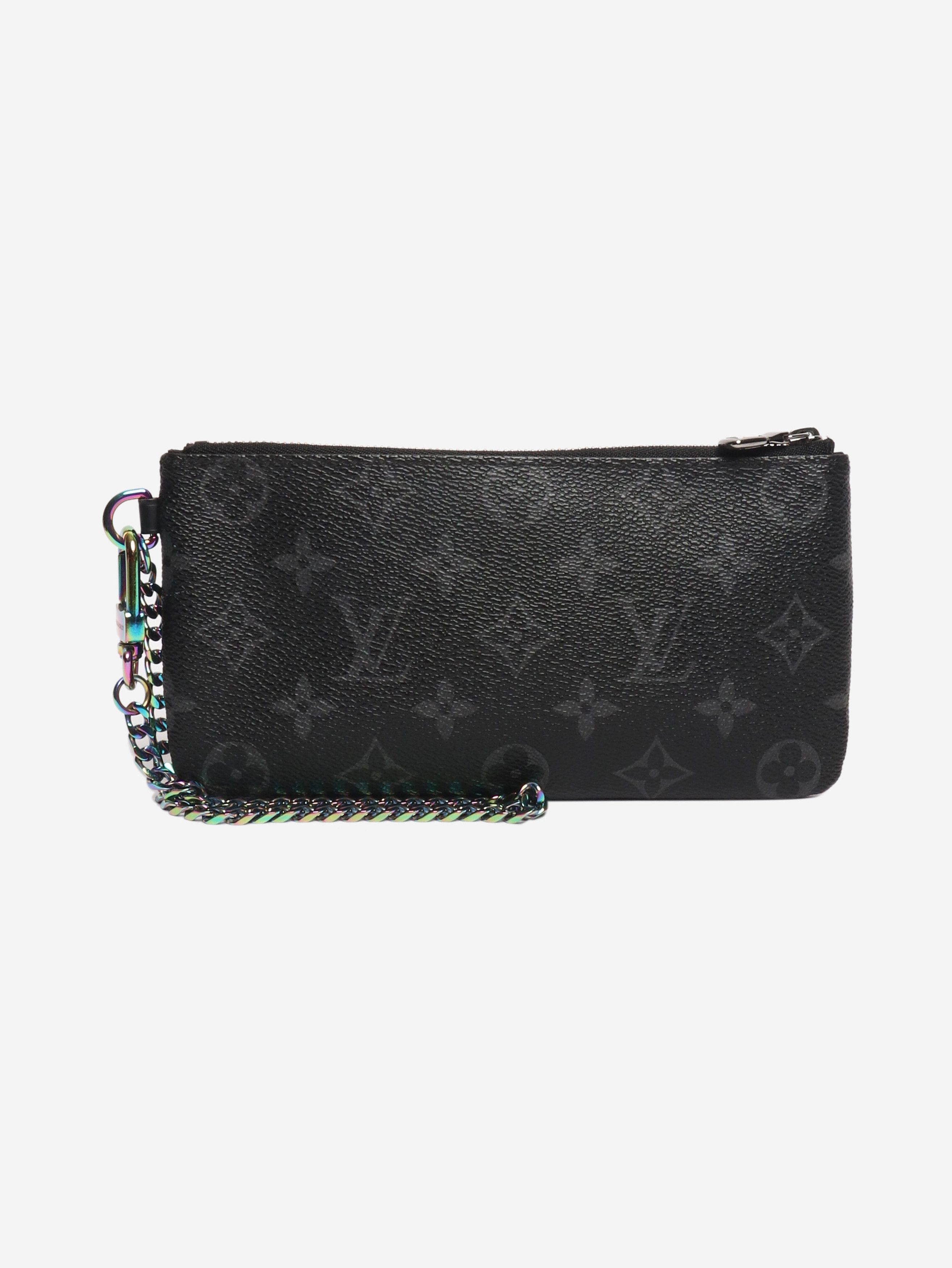 Louis Vuitton Black monogram phone pouch Size ONE SIZE - 1 Thumbnail