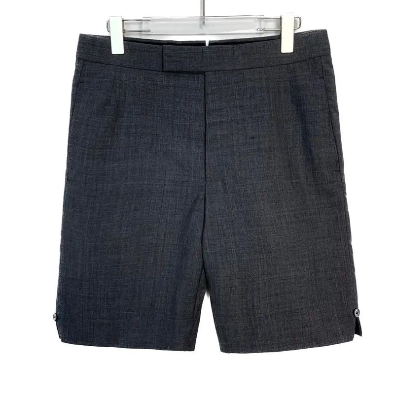 Thom Browne Thom Browne Gray Cotton Men's Shorts 0089 Size US 26 / EU 42 - 1 Thumbnail