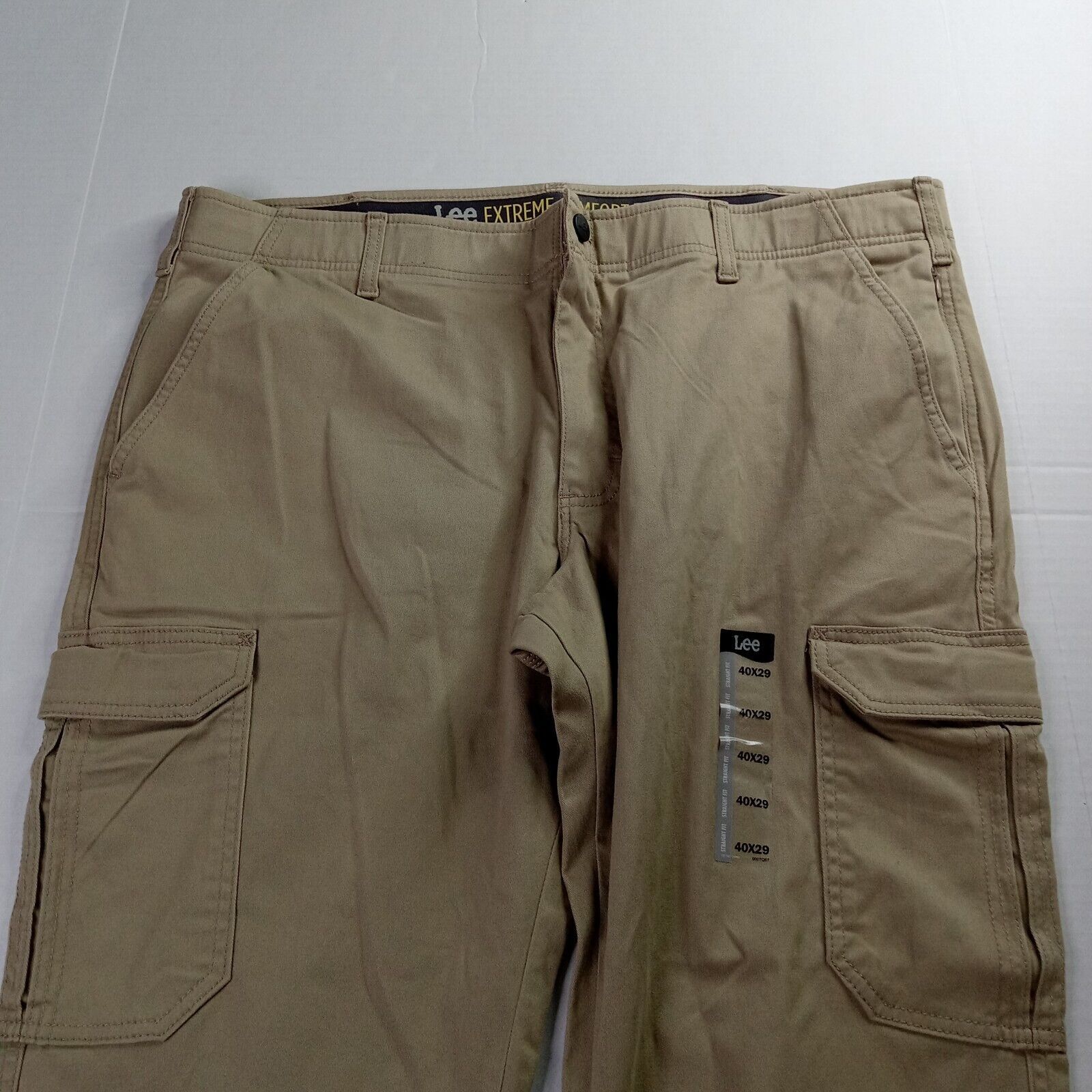 Lee Lee Extreme Comfort MVP Cargo Pants Men's 40x29 Beige Straig Size US 40 / EU 56 - 3 Thumbnail