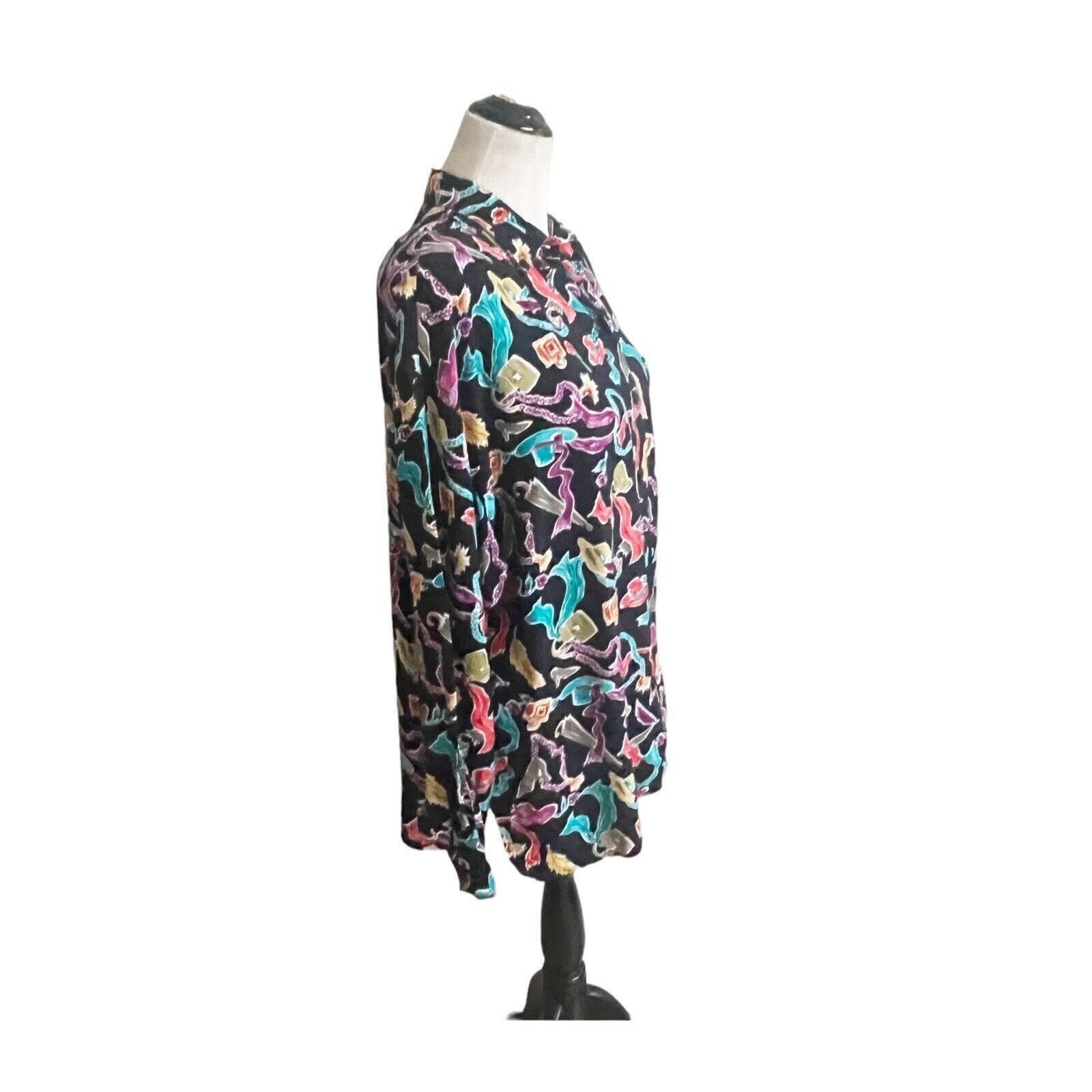 Diane von Furstenberg Diane Von Furstenburg Vintage Decor Button Down Shirt XL Size XL / US 12-14 / IT 48-50 - 2 Thumbnail