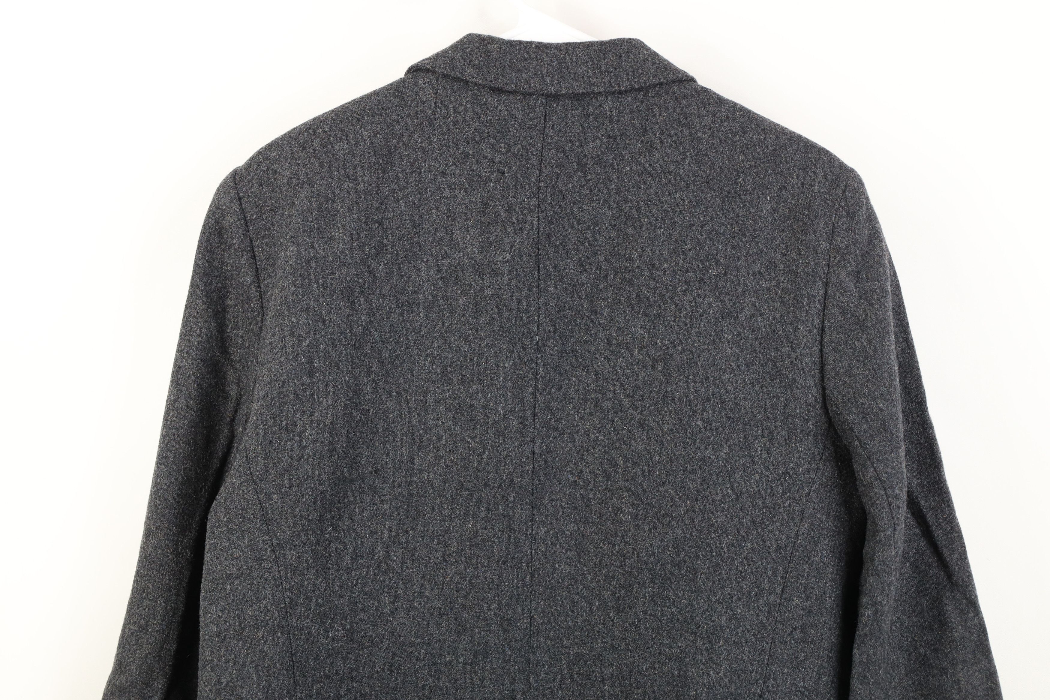 Vintage Vintage 90s Streetwear Button Suit Coat Blazer Jacket Gray Size XXL / US 16-18 / IT 52-54 - 13 Thumbnail
