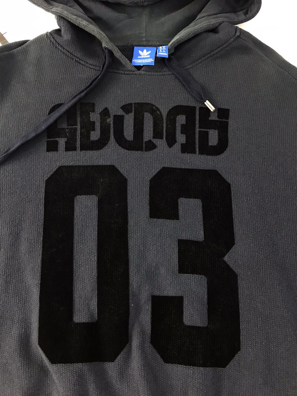 Adidas × Vintage Vintage Sweatshirt Adidas Big Logo Hoodie Style Size US L / EU 52-54 / 3 - 6 Thumbnail