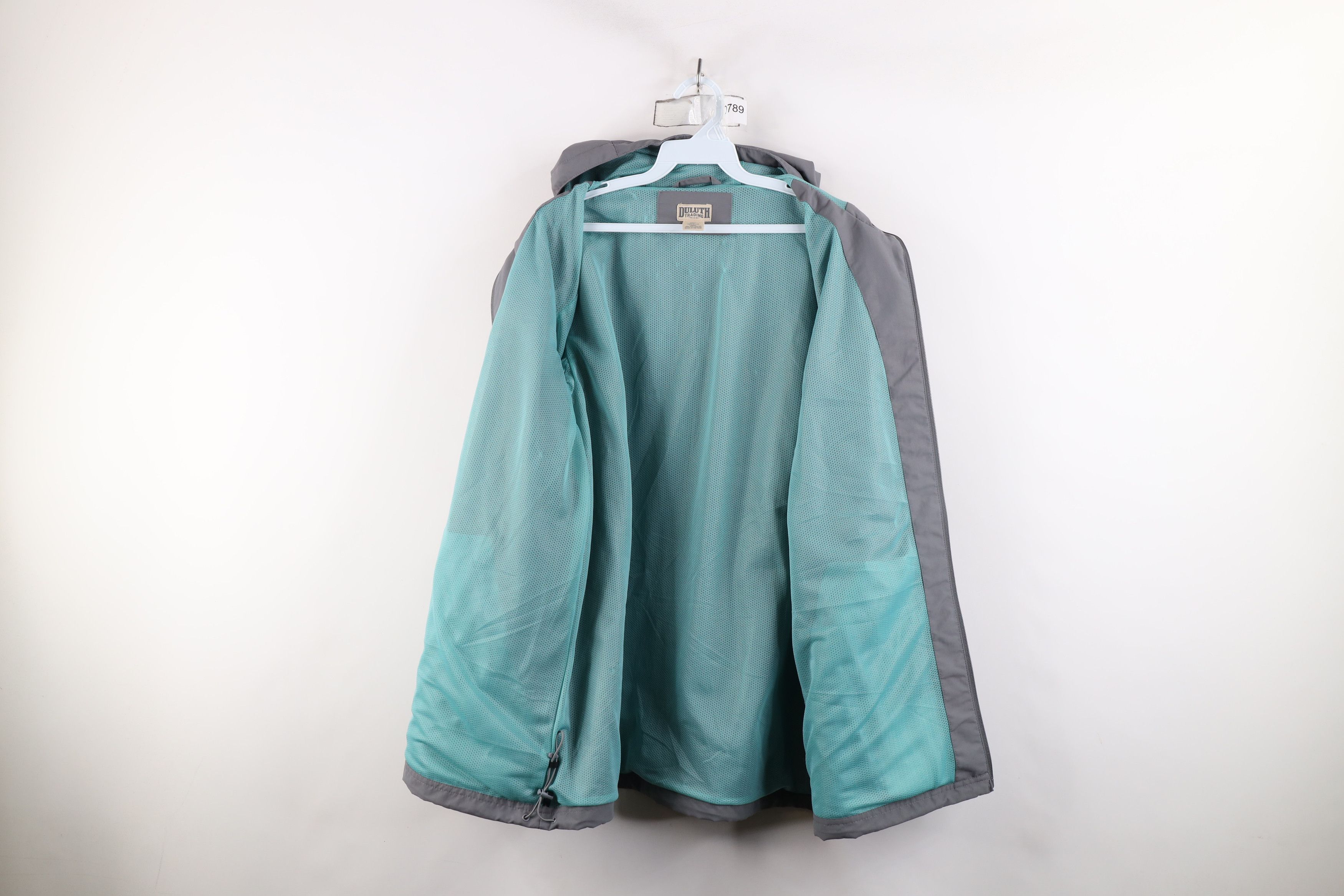 Duluth Trading Company × Vintage Duluth Trading Co Full Zip Hooded Parka Jacket Gray Size L / US 10 / IT 46 - 7 Thumbnail